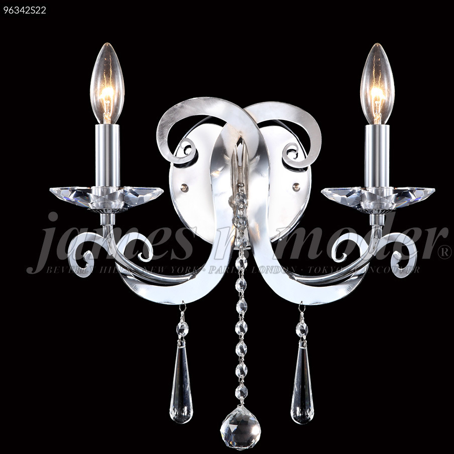 Sun Sphere Europa 2 Light 14 inch Silver Wall Sconce Wall Light