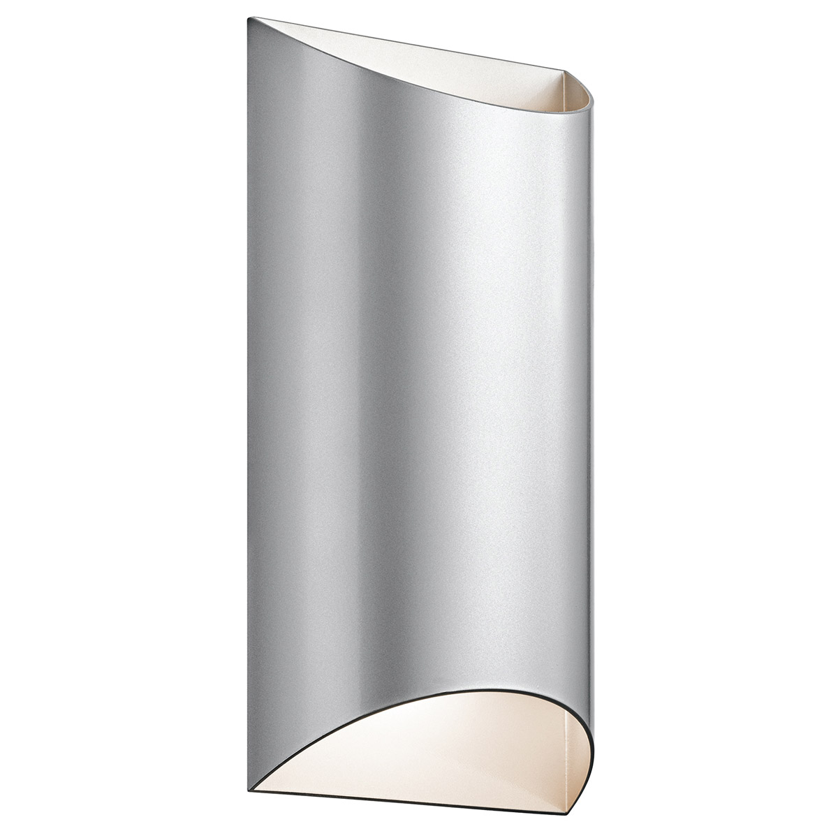 Wesley LED 14 inch Outdoor Wall Clear Tempered Glass Inside Etch Medium