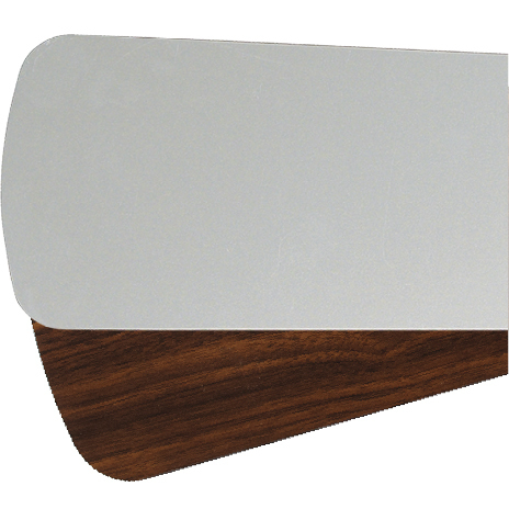 Fort Worth Satin Nickel / Walnut 52 inch Set of 5 Fan Blades