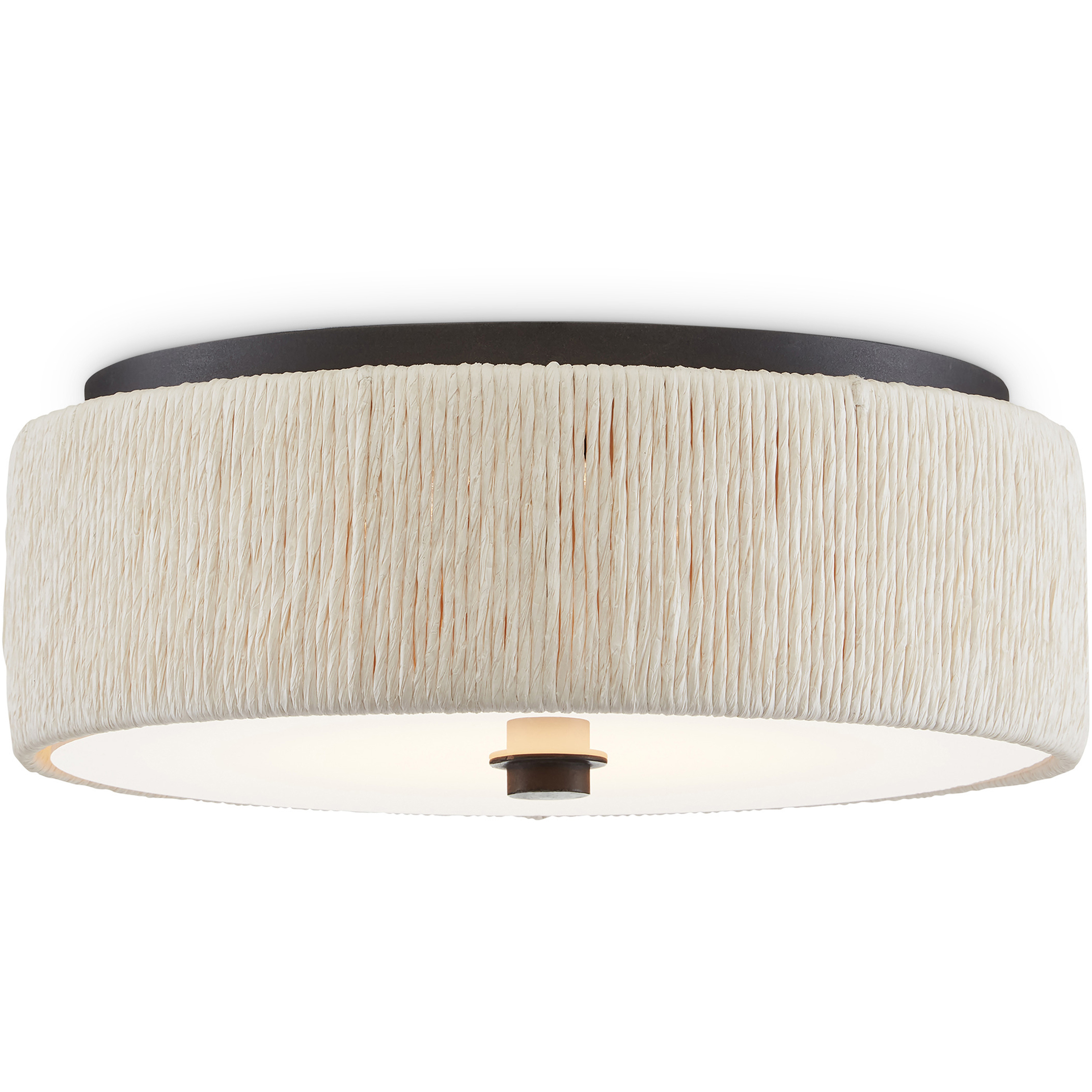 Tyrone LED 14 inch Black Flush Mount Ceiling Light