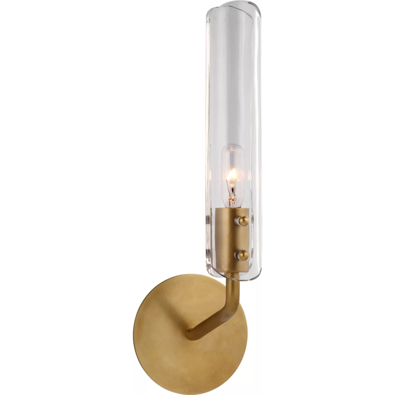 AERIN Casoria LED 4.75 inch Hand-Rubbed Antique Brass Single Sconce Wall Light