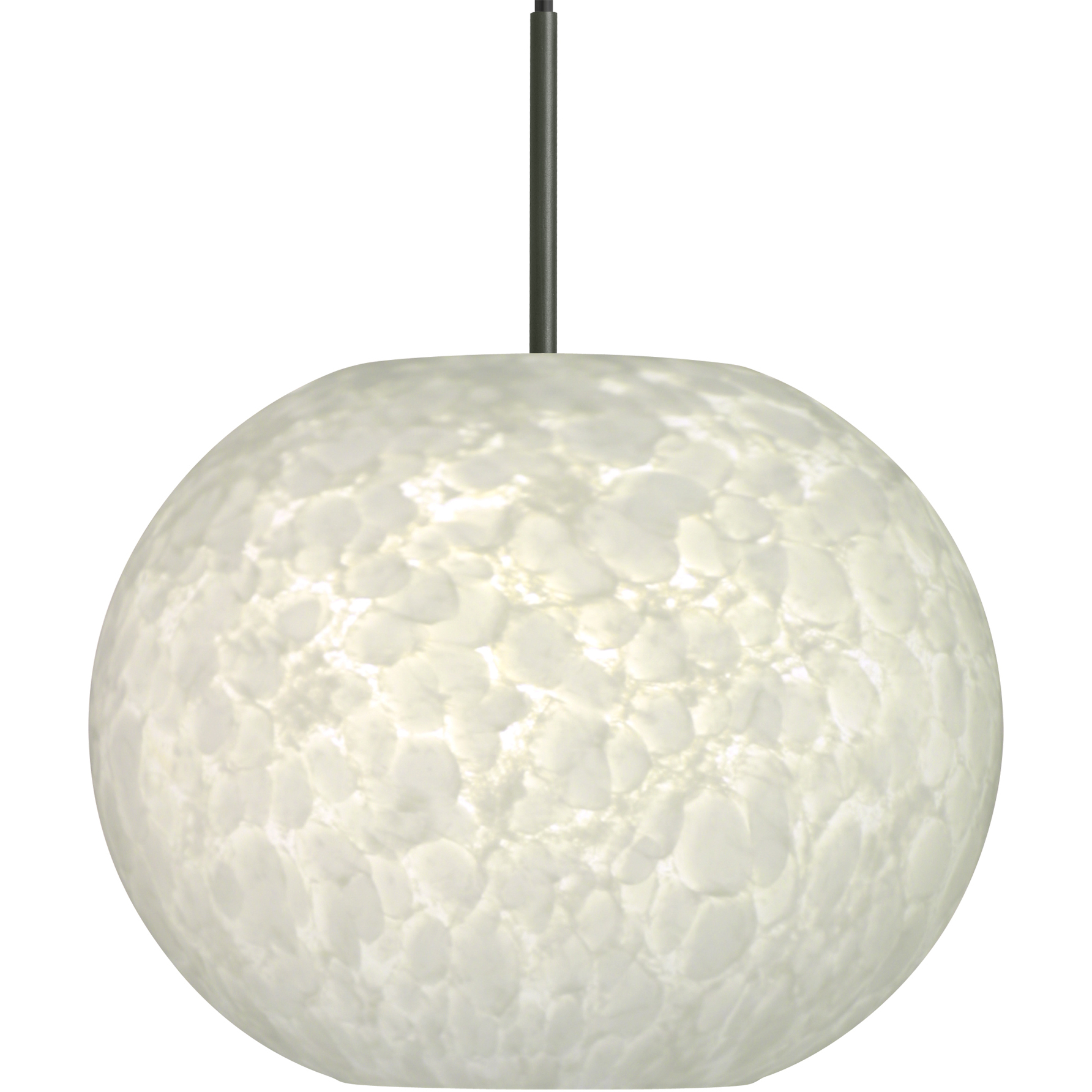 Luna 1 Light Black Cord Pendant Ceiling Light