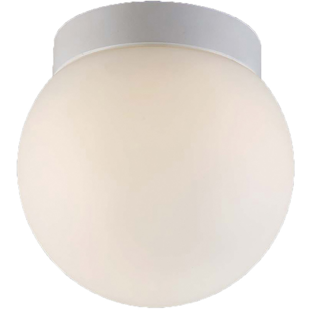 Niveous LED 6 inch White Flush Mount Ceiling Light in 3000K, dweLED