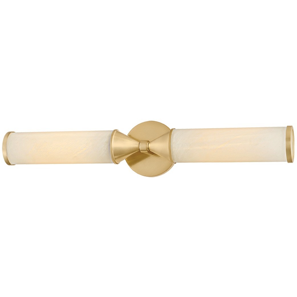 Zinnia 2 Light 4.75 inch Aged Brass ADA Wall Sconce Wall Light