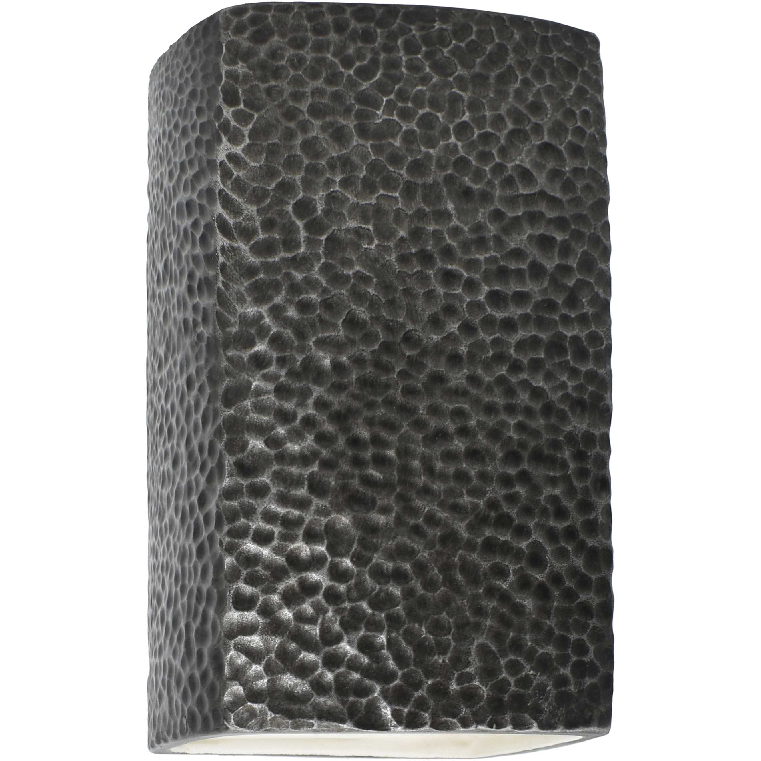 Ambiance Collection LED 13.5 inch Hammered Pewter Outdoor Wall Sconce