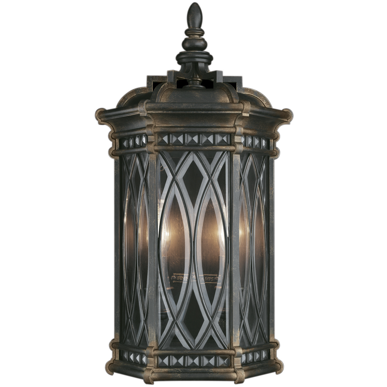 Warwickshire 2 Light 21 inch Black Outdoor Sconce