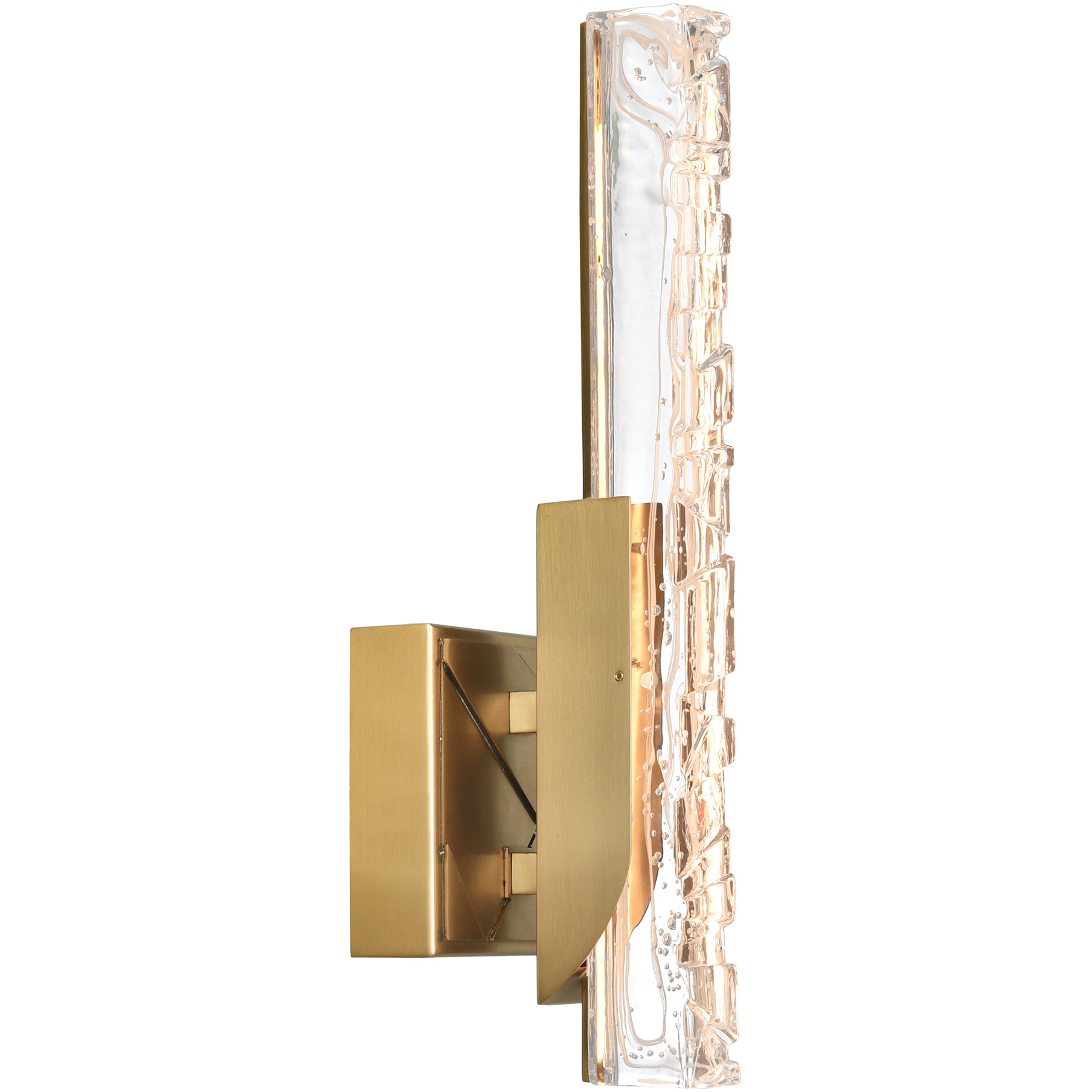 Valira LED 4.3 inch Brass Wall Light