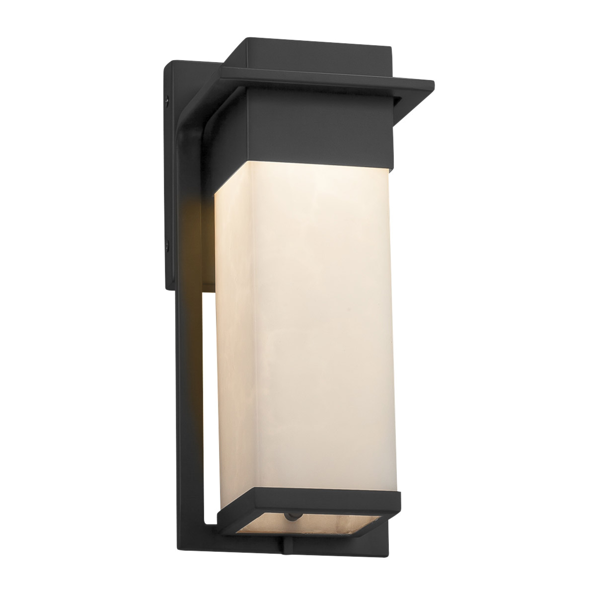 Clouds 12 inch Matte Black Outdoor Wall Sconce