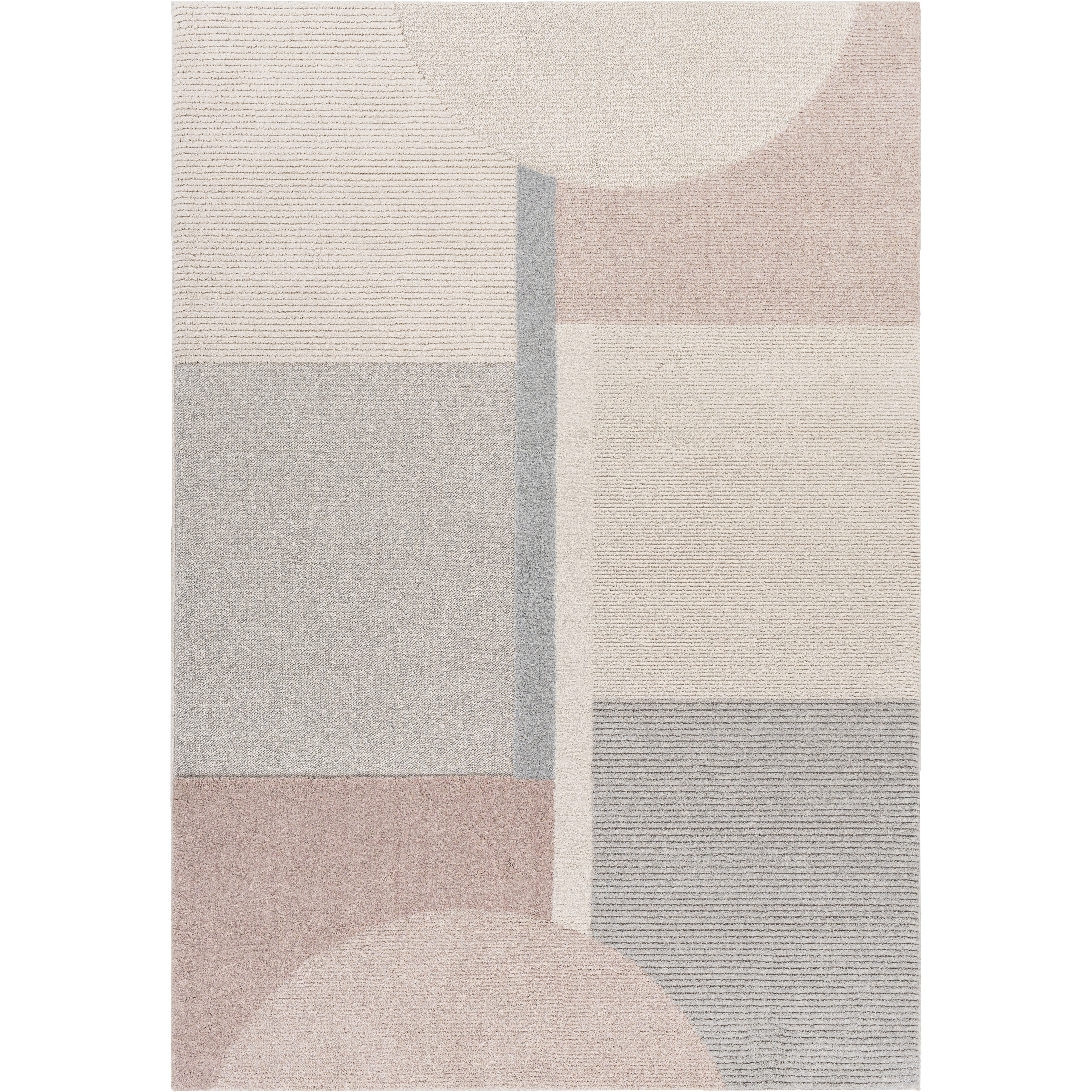 Flux 36 X 24 inch Dusty Pink Rug in 2 x 3, Rectangle
