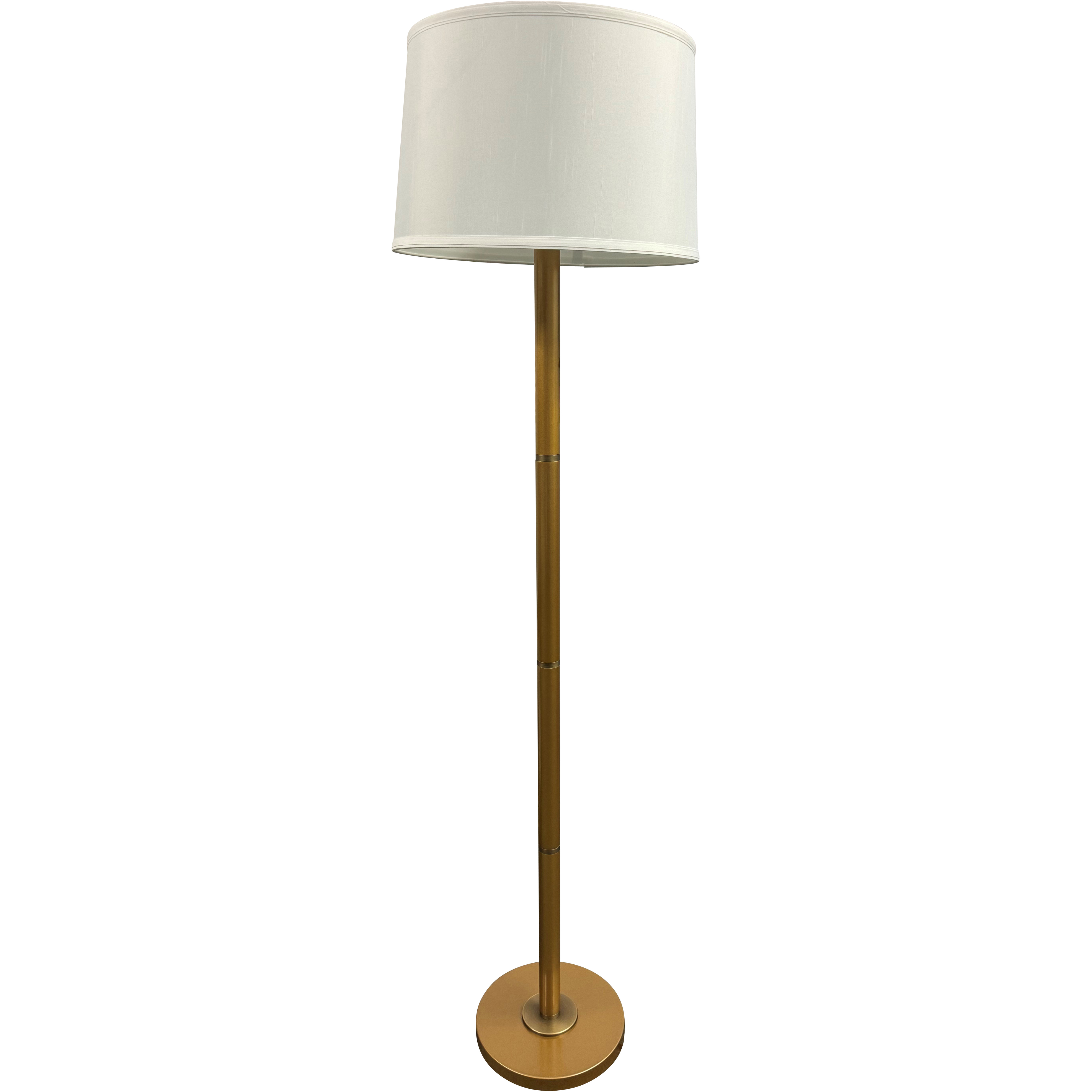 Rupert 62 inch 100.00 watt Heritage Gold and Black Floor Lamp Portable Light