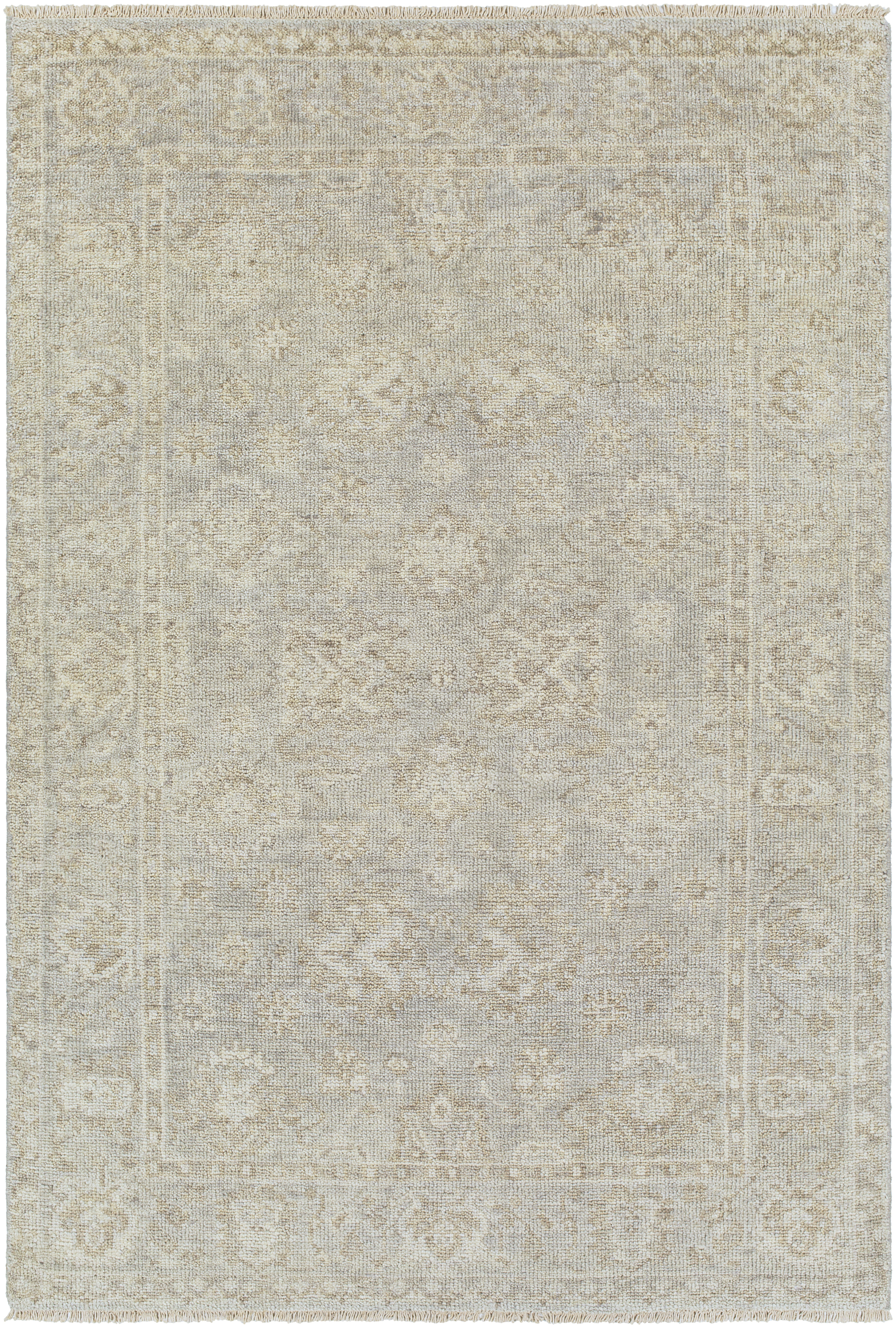 Biscayne 72 X 48 inch Light Slate Rug in 4 X 6, Rectangle