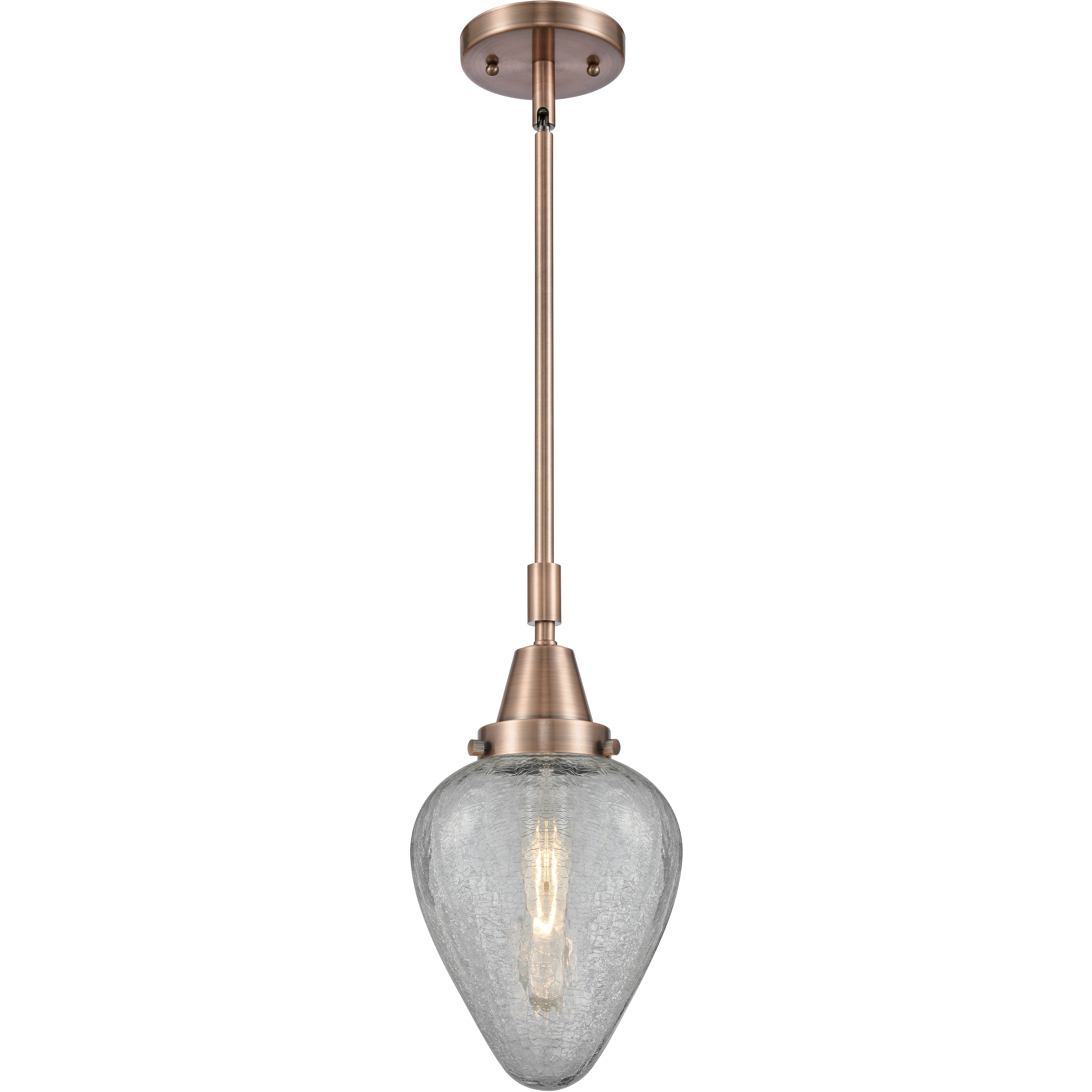 Franklin Restoration Geneseo 1 Light 7 inch Antique Copper Mini Pendant Ceiling Light
