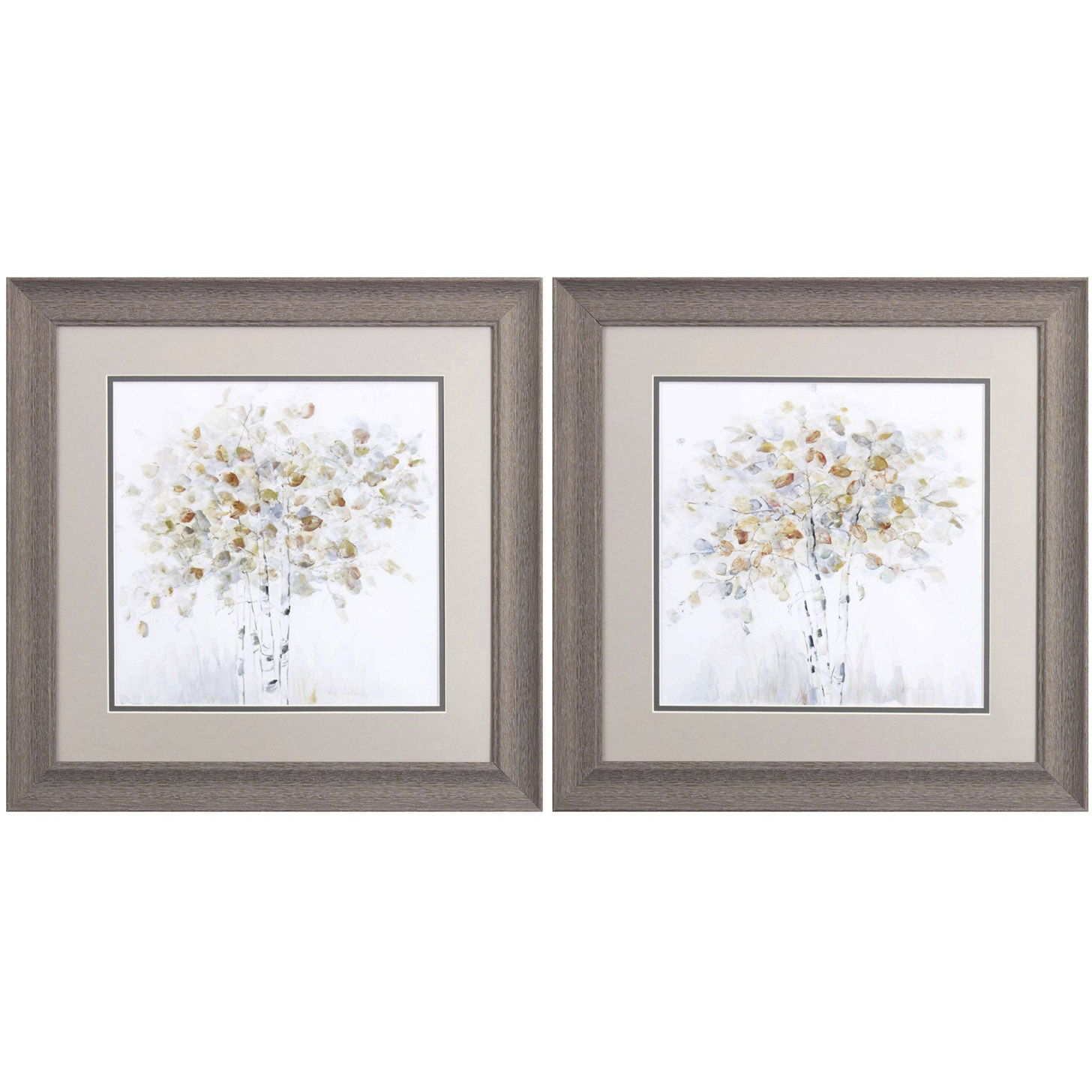 Landscapes Brown and Blue and Gray and Neutral Framed Art, Propac