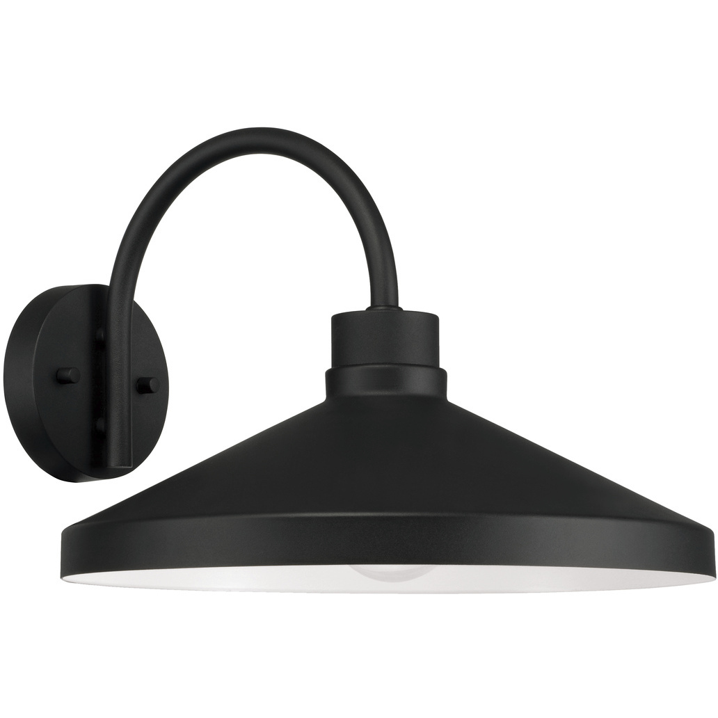 Lofton 1 Light 10.5 inch Black Outdoor Wall Lantern