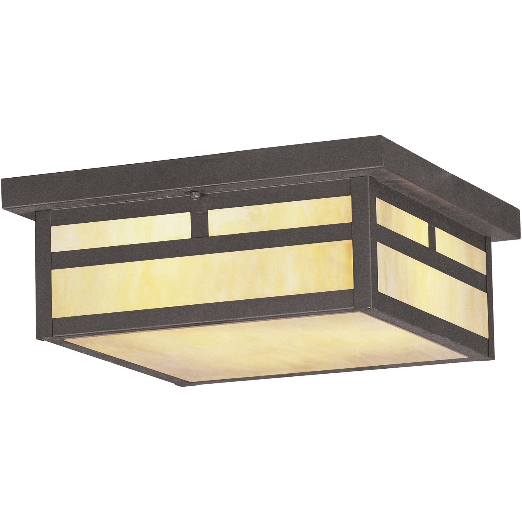 Montclair Mission 3 Light 13 inch Bronze Outdoor Ceiling Mount