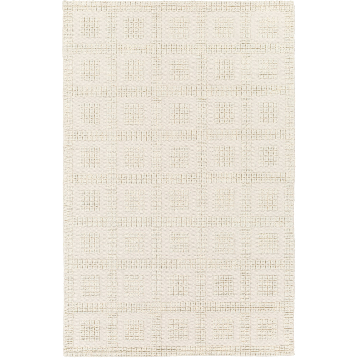 Elliot 36 X 24 inch Neutral Area Rug, Wool