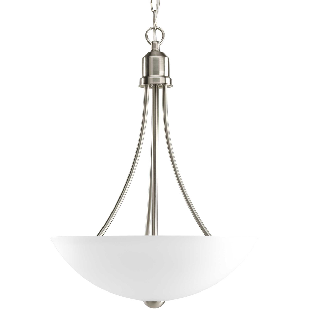 Gather 2 Light 15 inch Brushed Nickel Foyer Pendant Ceiling Light