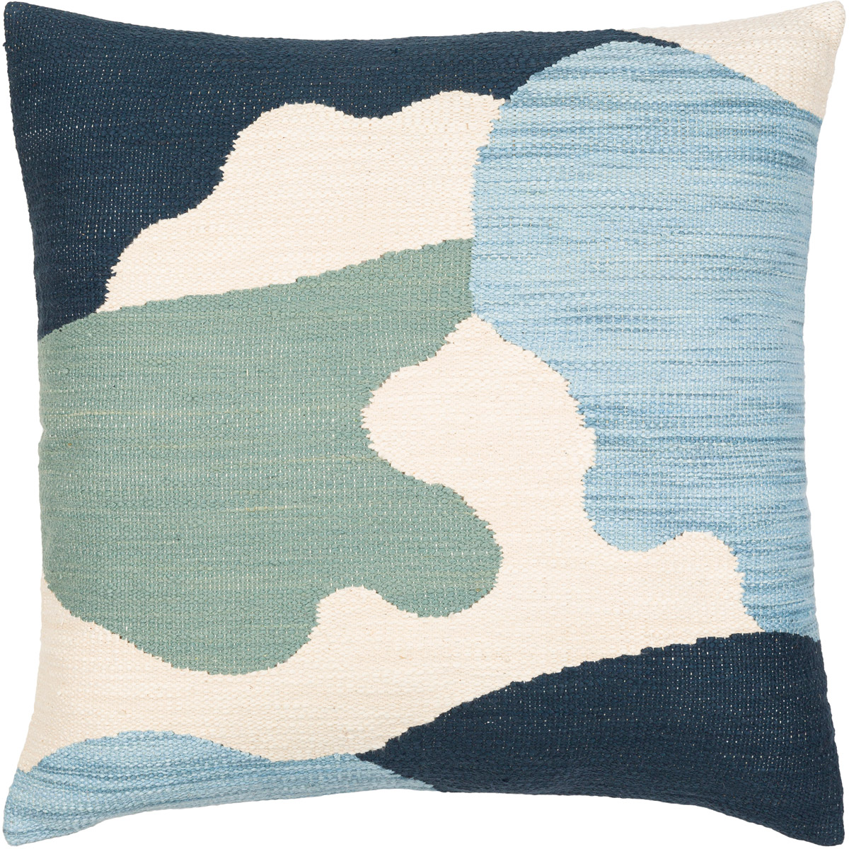 Aimee 20 inch Khaki; Multicolored Pillow Cover