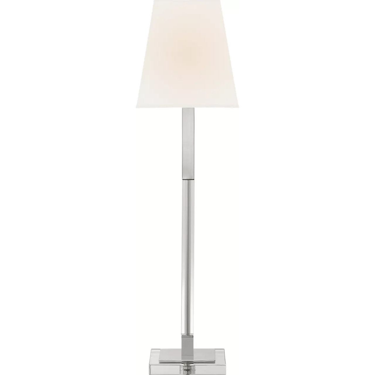 Chapman & Myers Reagan 29.75 inch 60 watt Polished Nickel and Crystal Buffet Lamp Portable Light
