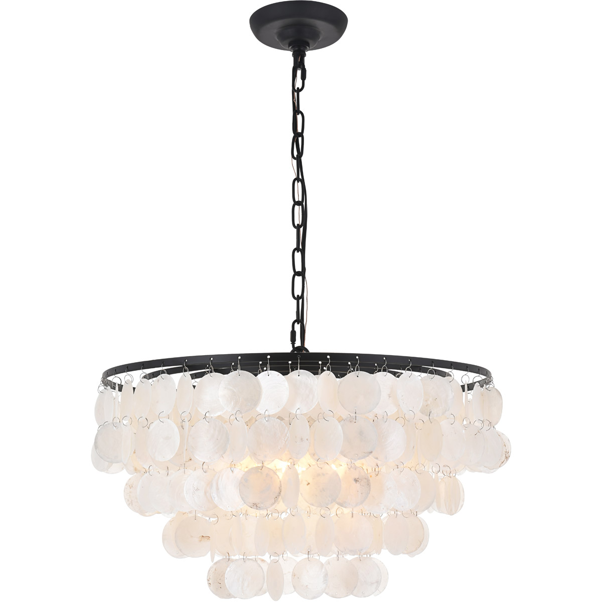 Selene 4 Light 20 inch Black Pendant Ceiling Light