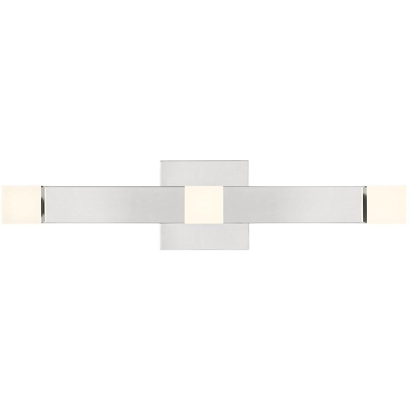 Drew & Jonathan Scott Brander LED 20.88 inch Chrome Vanity Light Wall Light