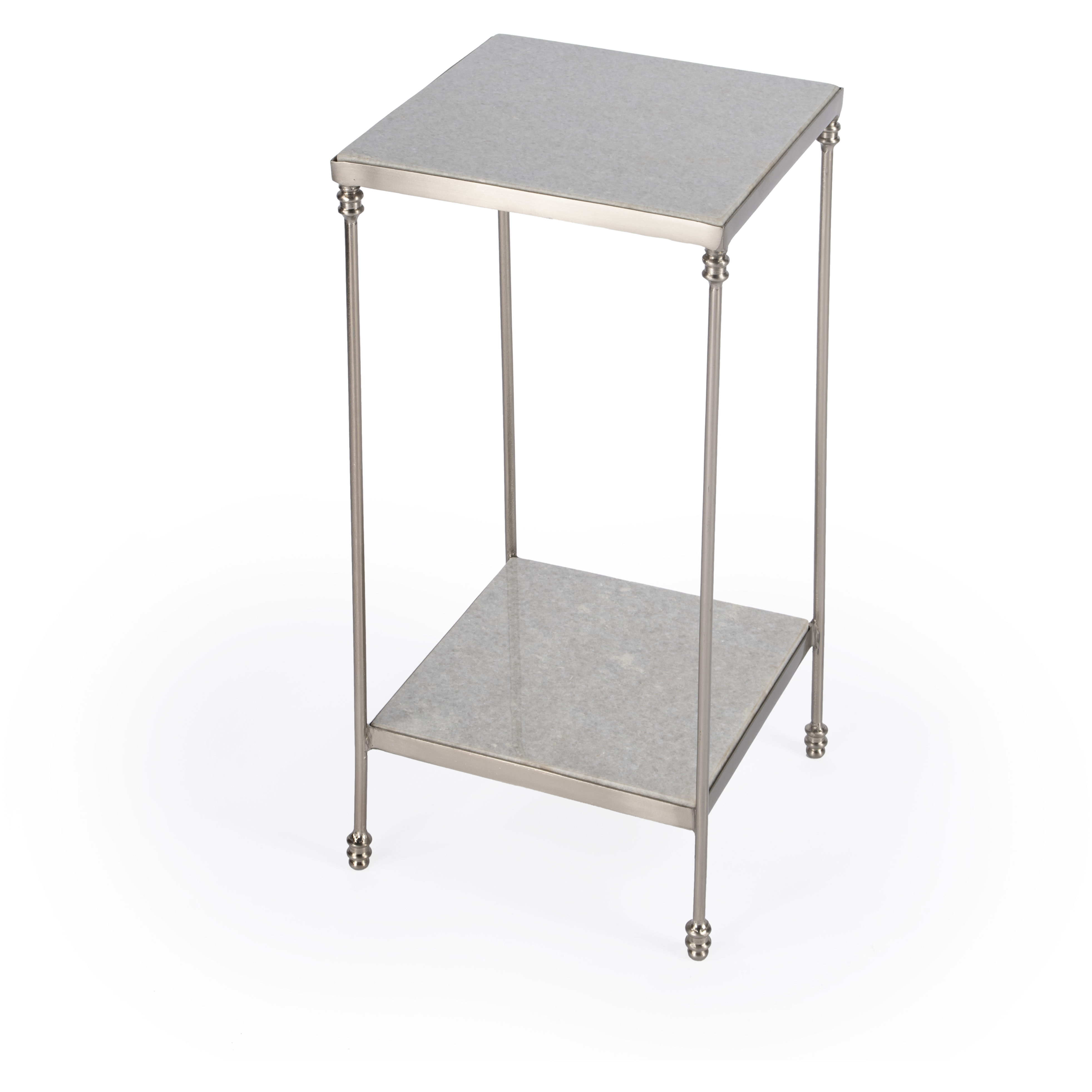 Imogen Marble Side Table in White