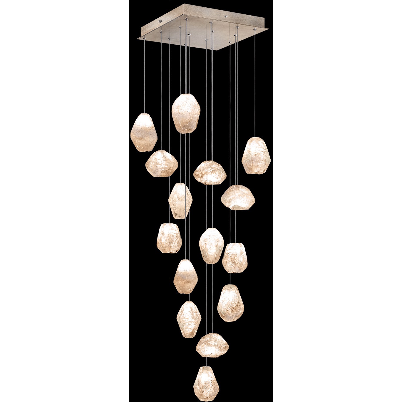 Natural Inspirations 15 Light 19 inch Gold Pendant Ceiling Light