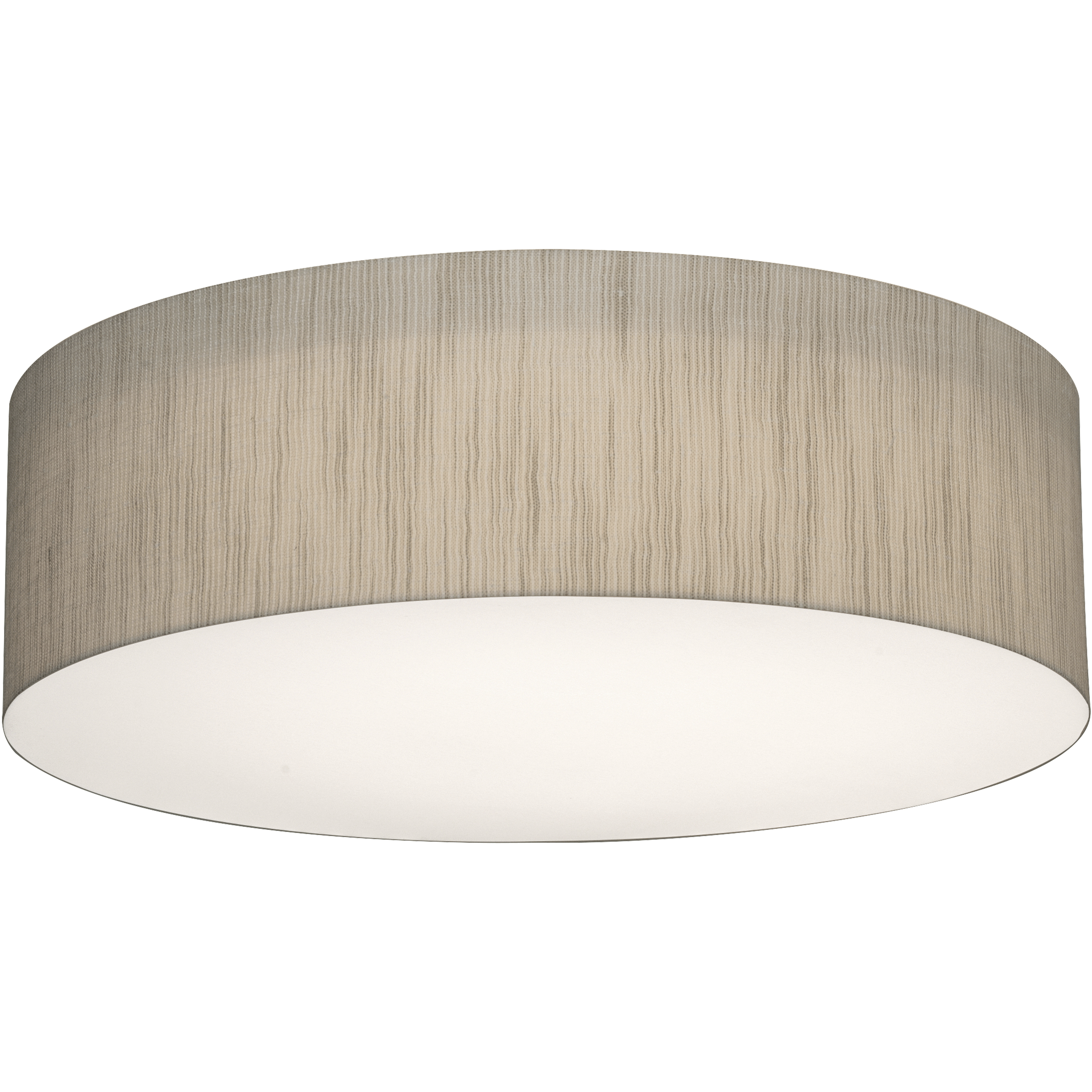 Anton 3 Light 15 inch Jute Flush Mount Ceiling Light