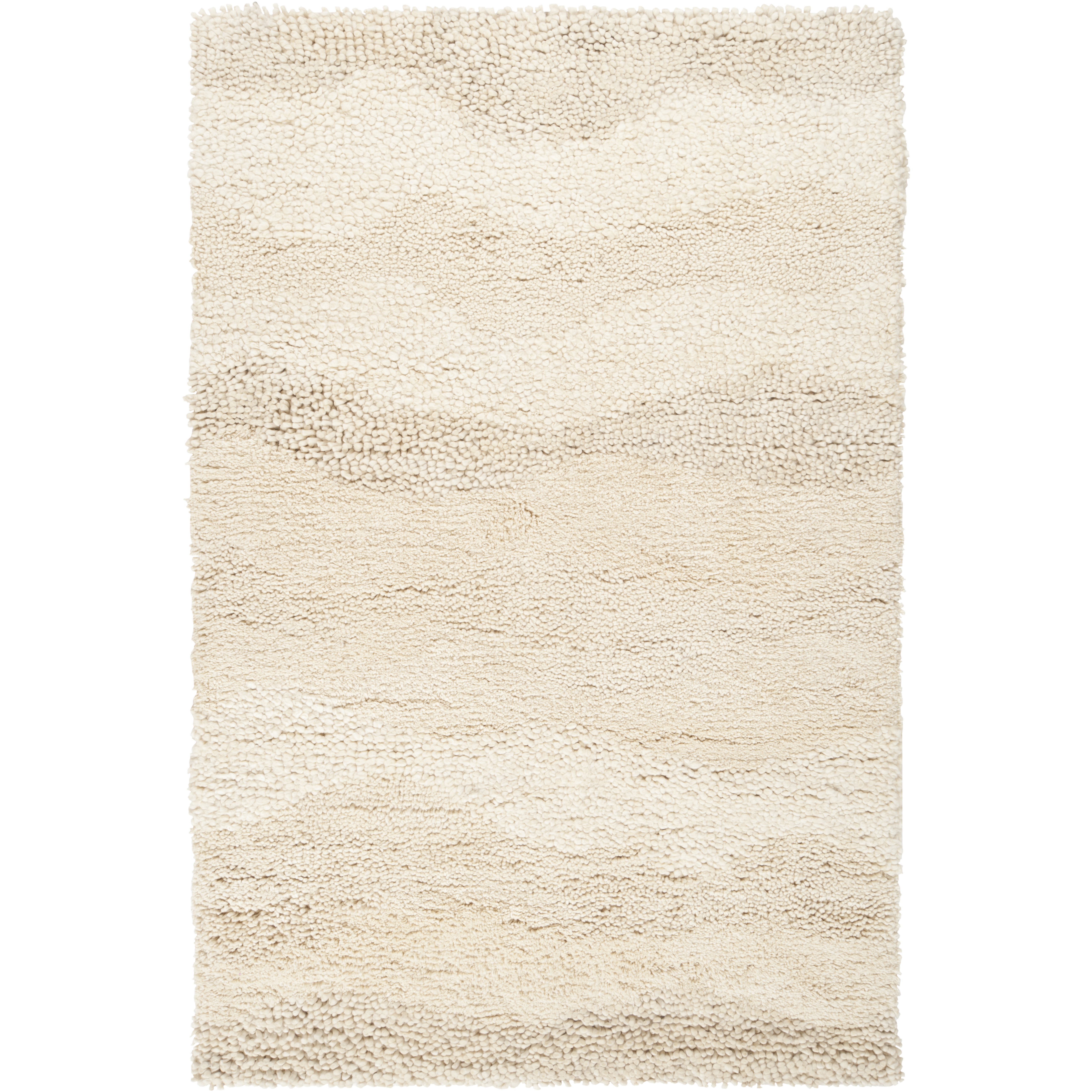 Topography 36 X 24 inch Beige Rug