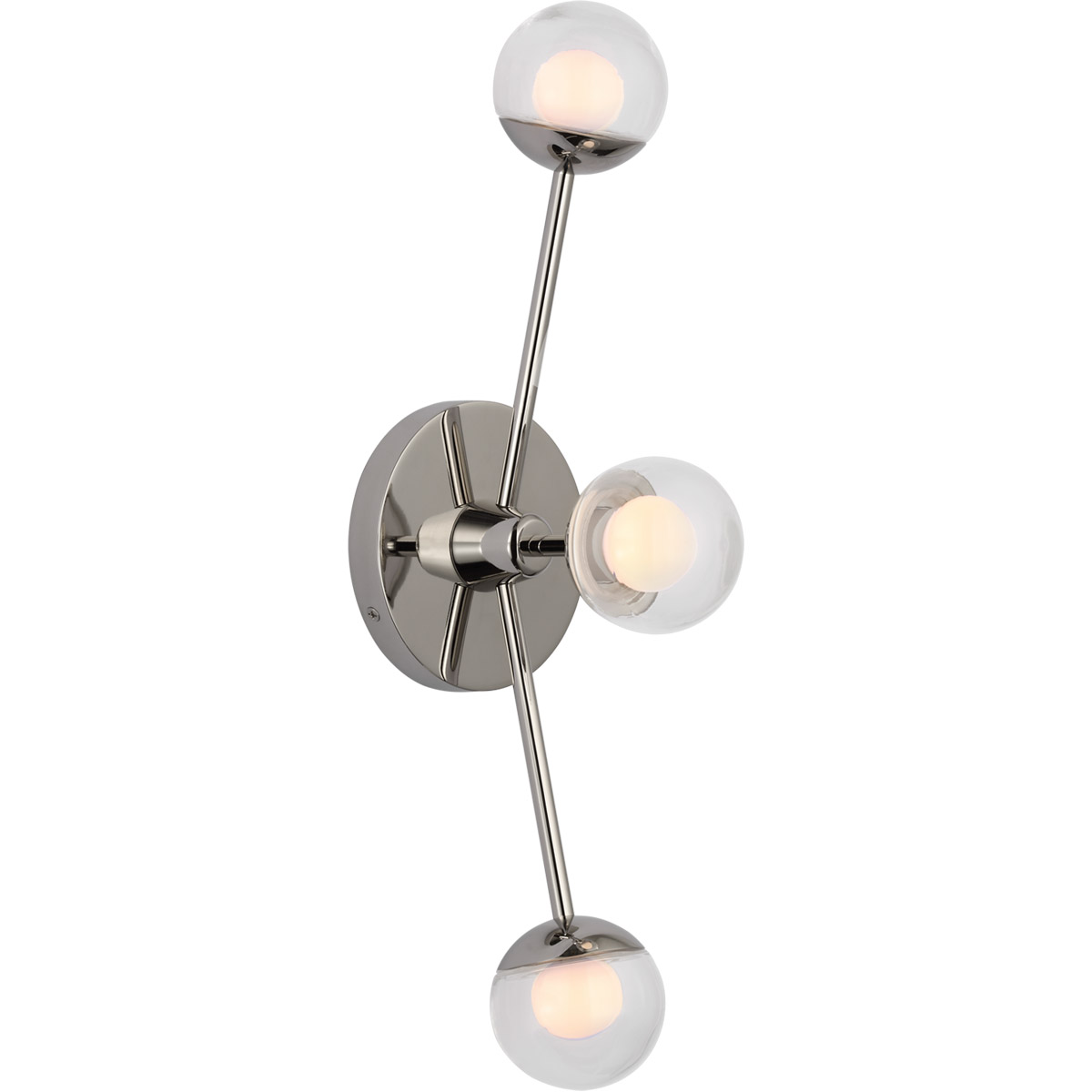 kate spade new york Alloway LED 5 inch Polished Nickel Triple Linear Sconce Wall Light