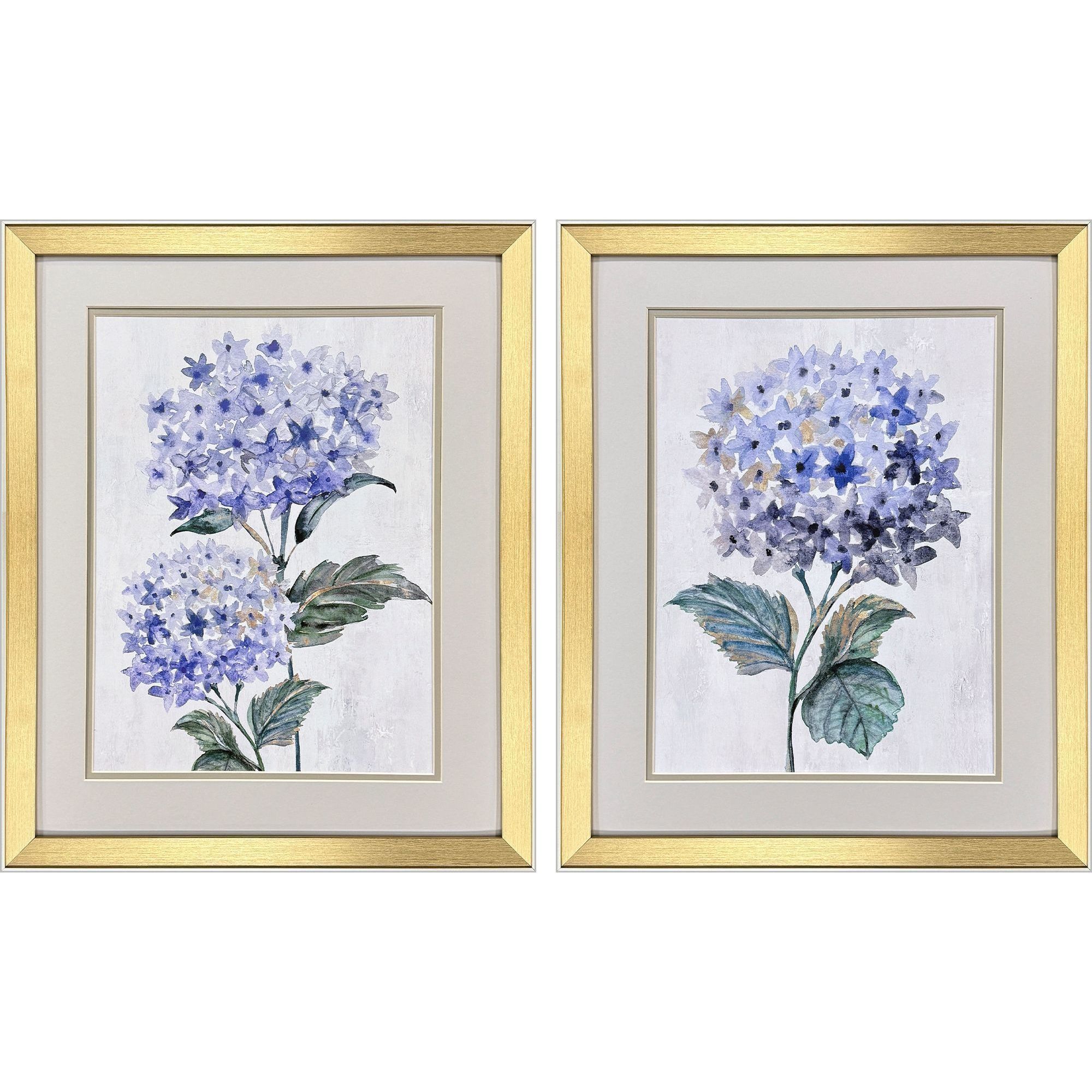 Pretty in Purple Purple and Green and Gray Framed Art, Propac