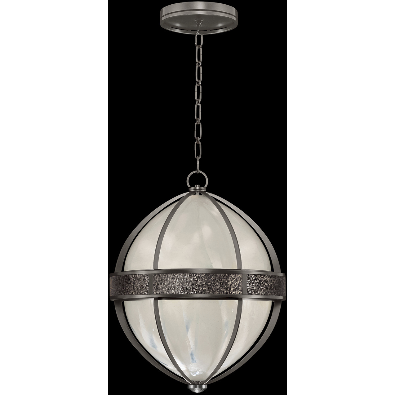 Mirage 3 Light 18.75 inch Black Pendant Ceiling Light