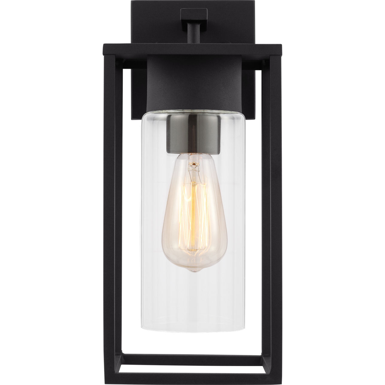 Vado 1 Light 14.63 inch Black Outdoor Wall Lantern