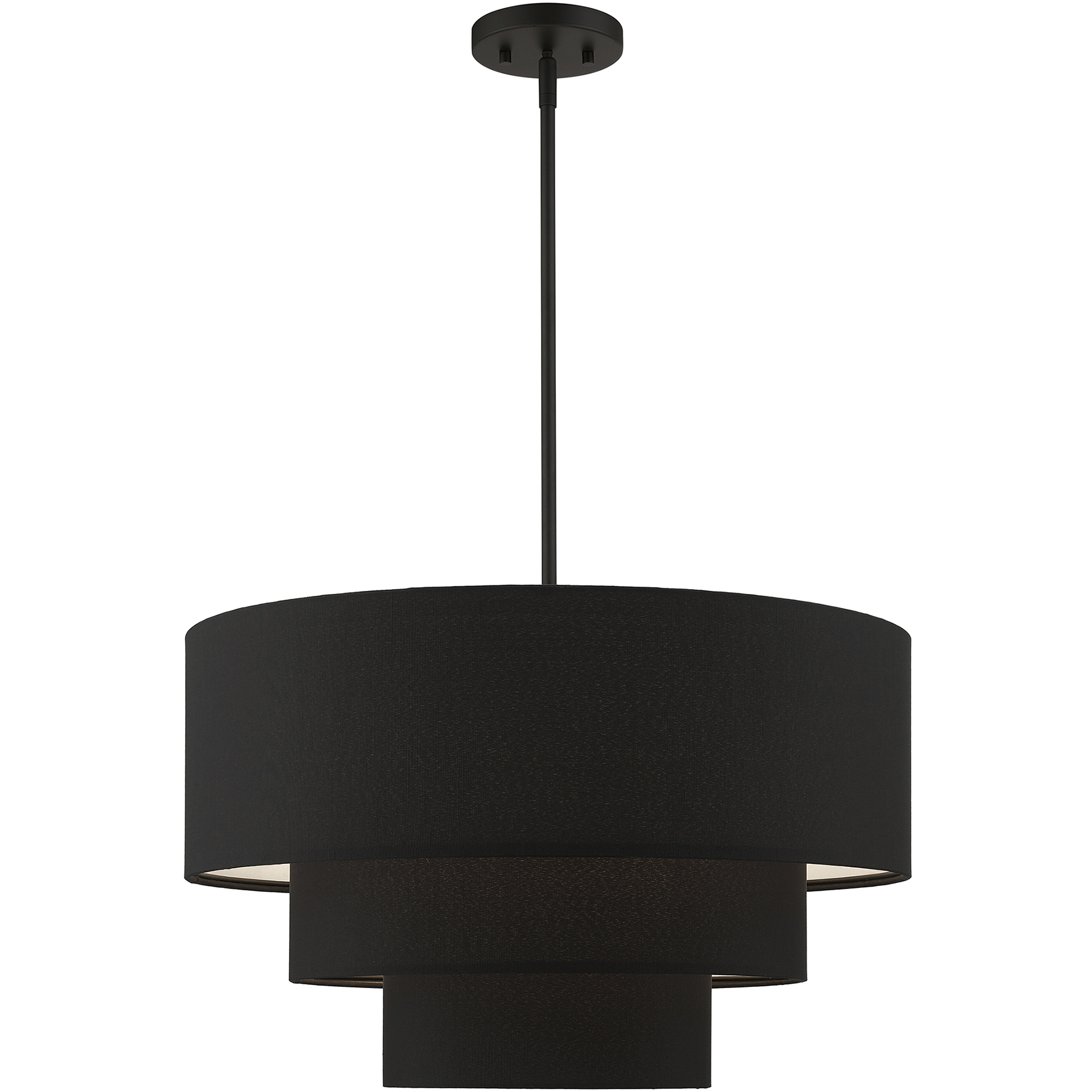 Bainbridge 4 Light 23 inch Black Pendant Chandelier Ceiling Light