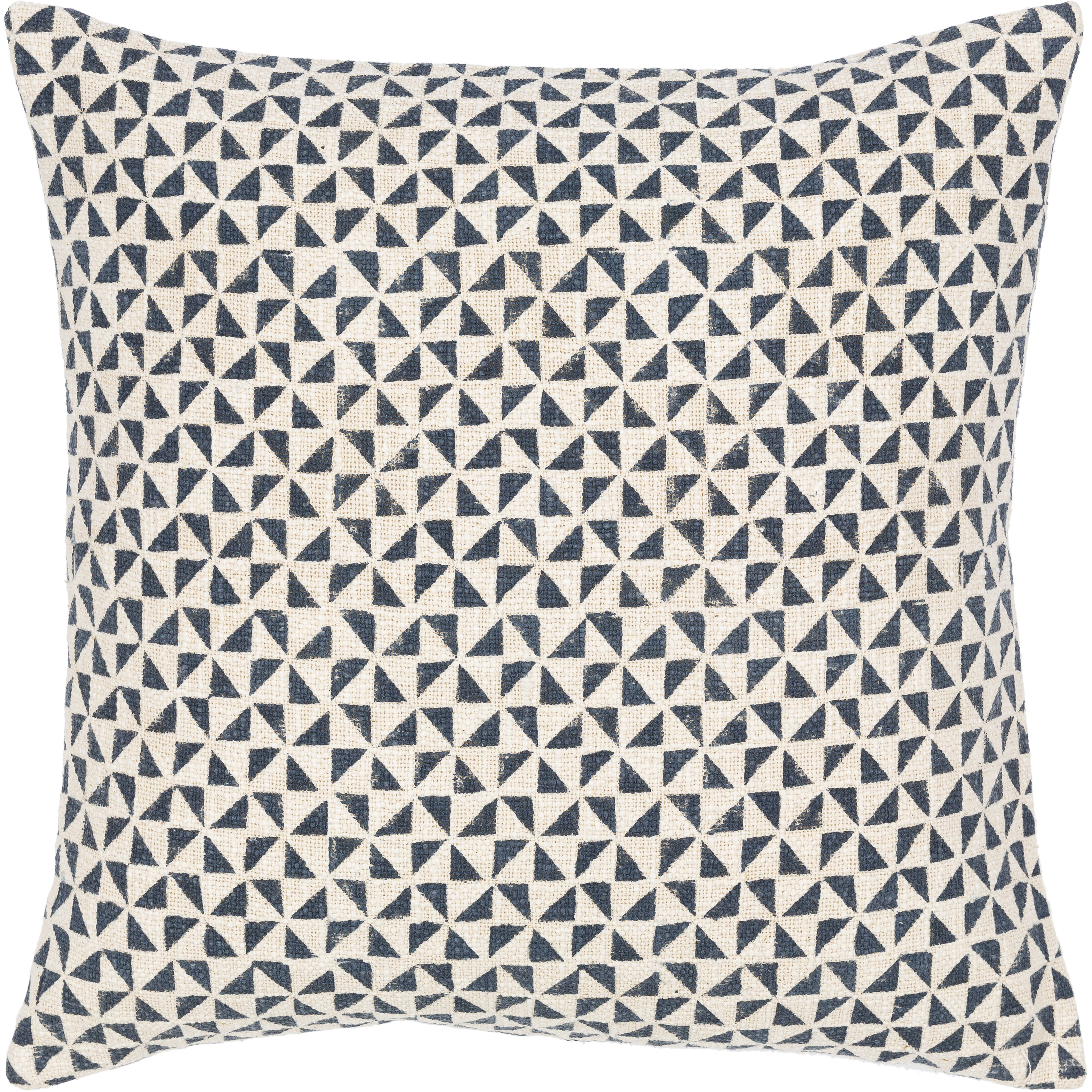 Janya 20 inch Dark Blue Pillow Kit in 20 x 20, Square