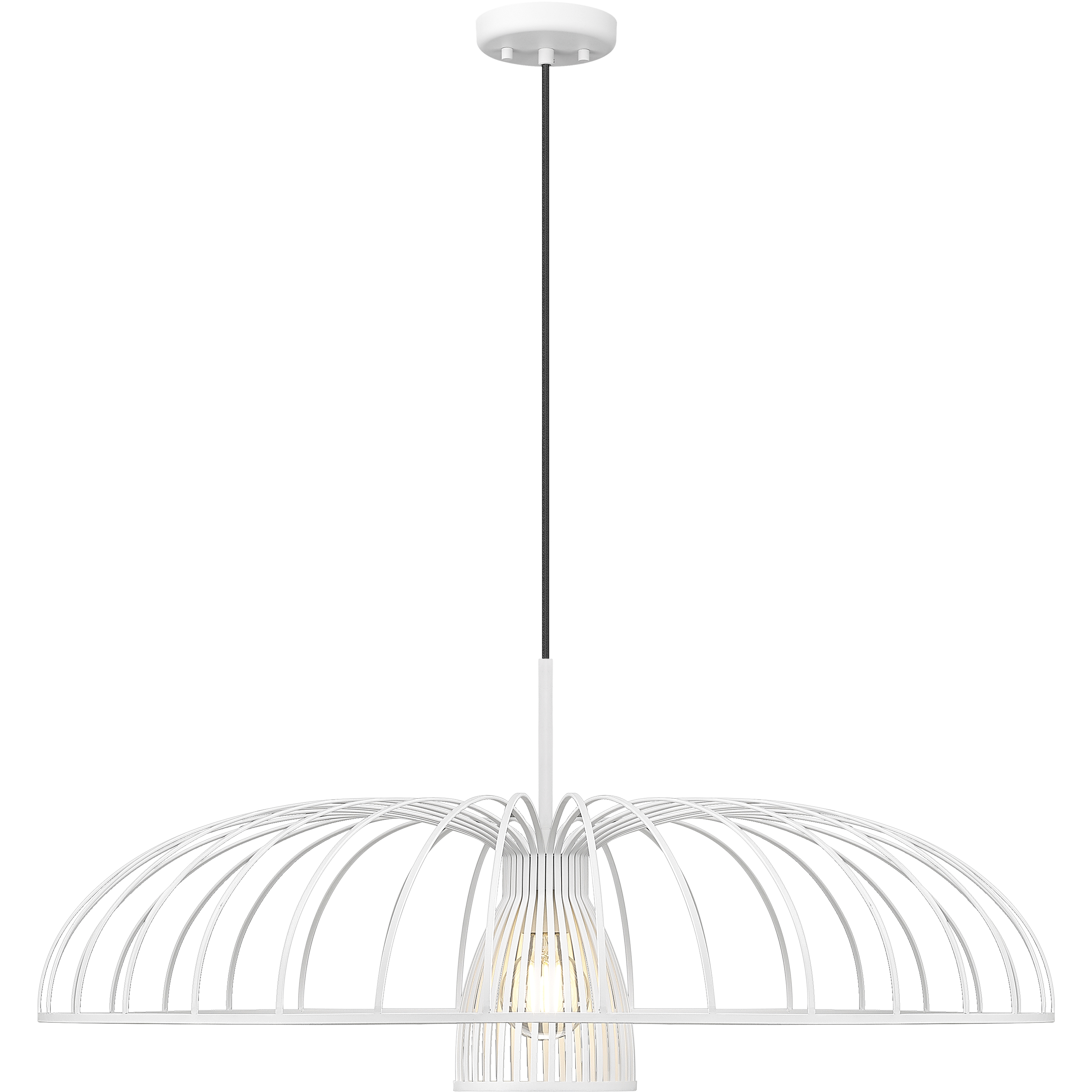 Valencia 1 Light 35 inch Texture White Pendant Ceiling Light in Textured White