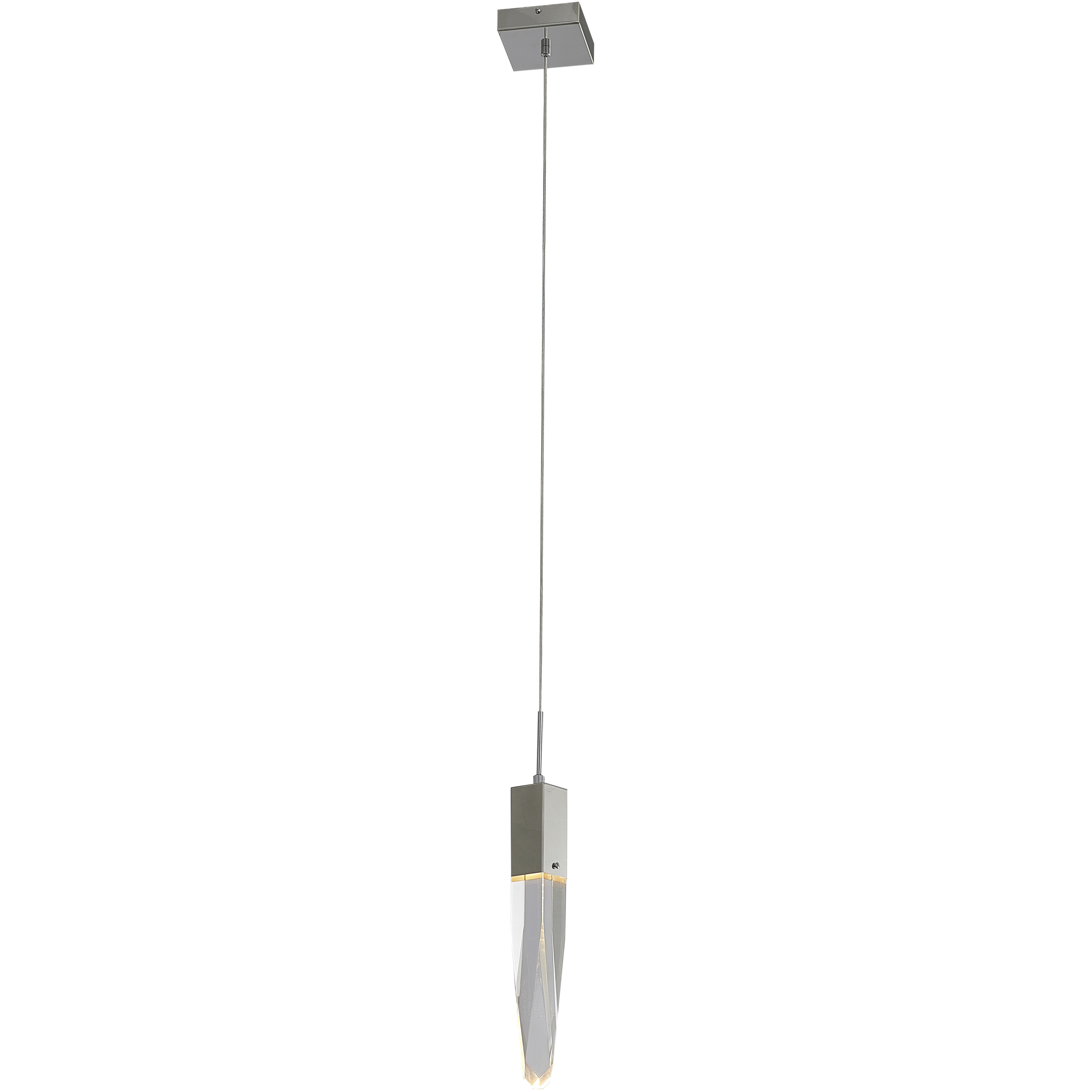 Canada 1 Light 4.72 inch Chrome Pendant Ceiling Light