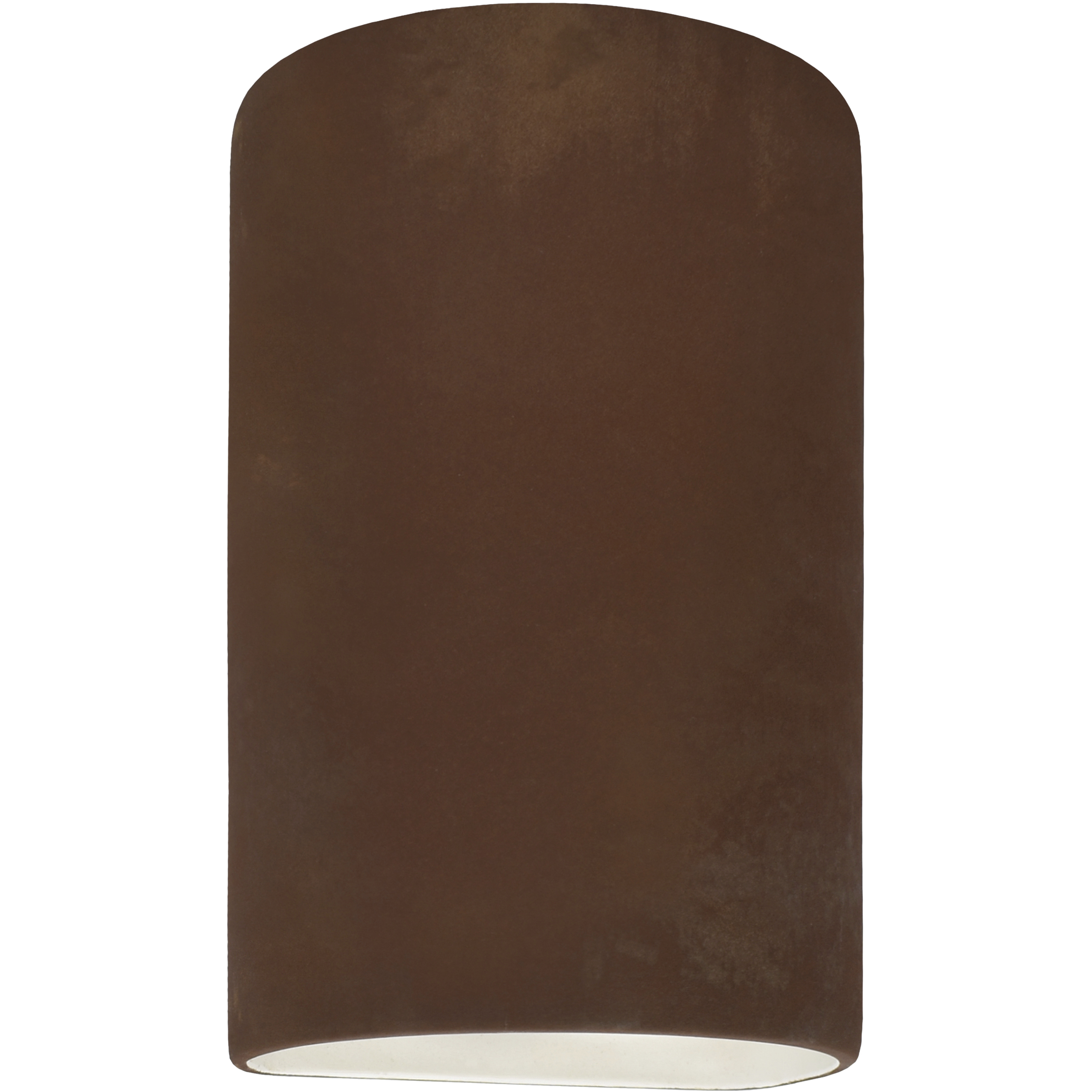 Ambiance Cylinder LED 7.75 inch Real Rust ADA Wall Sconce Wall Light, Large