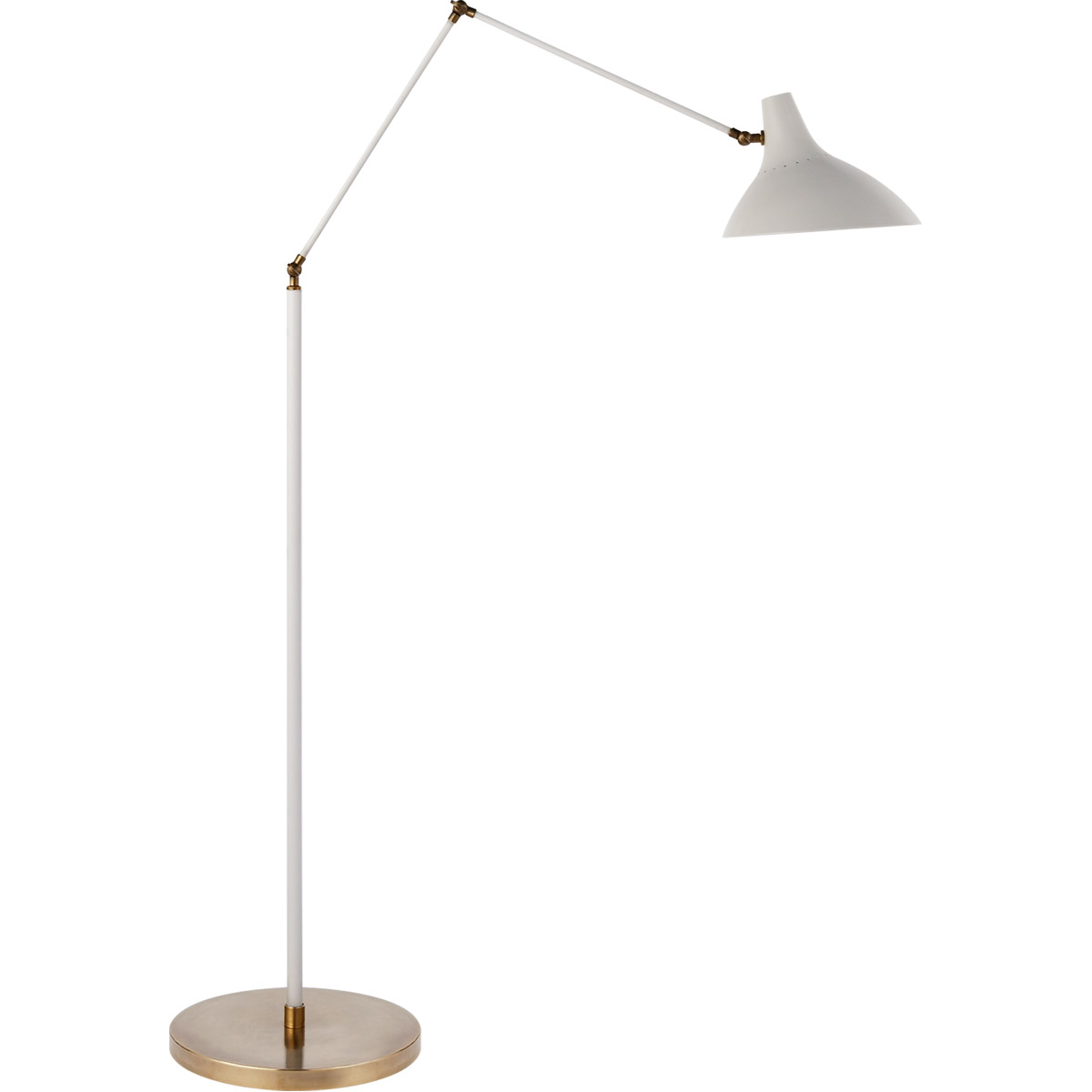 AERIN Charlton 51 inch 60 watt Plaster White Floor Lamp Portable Light