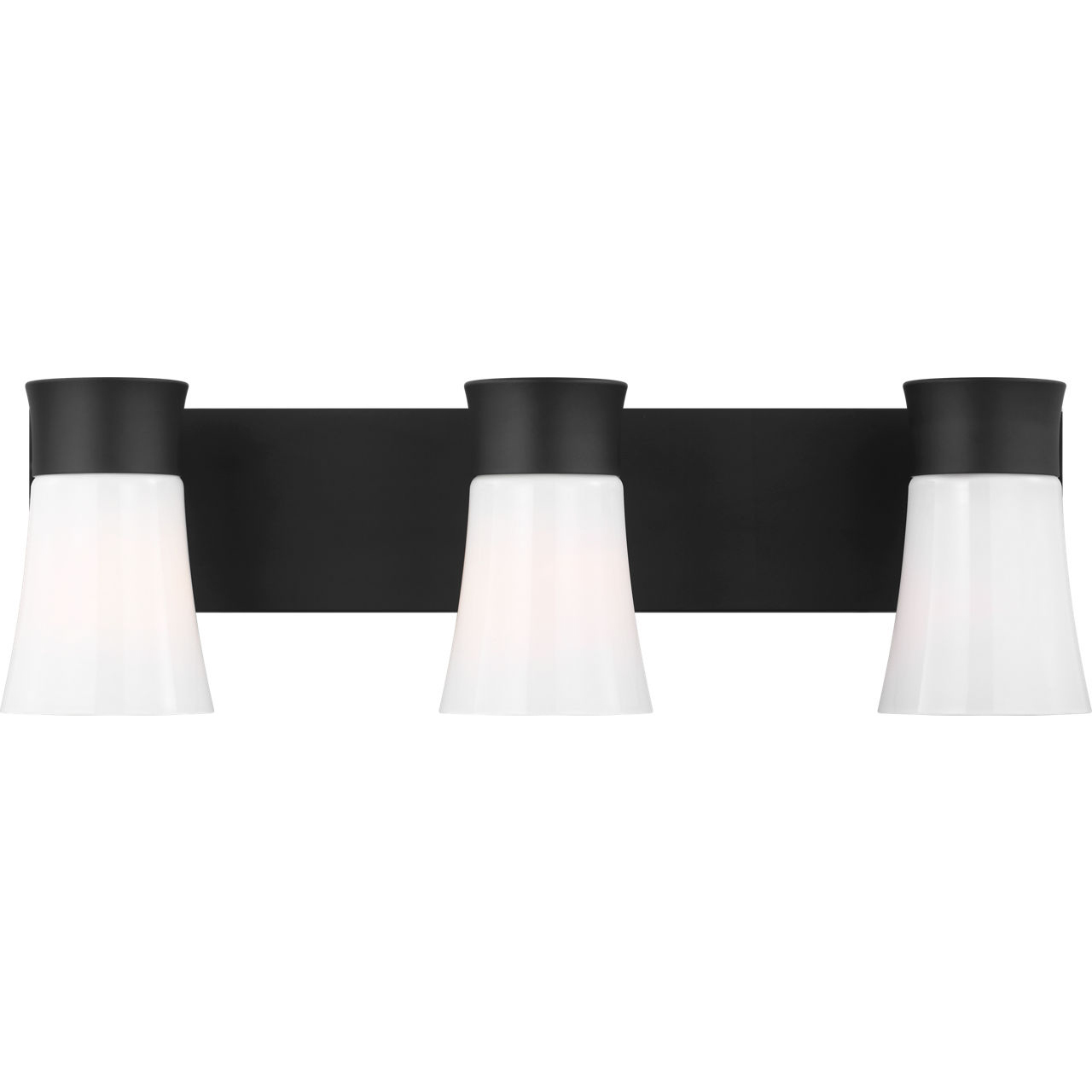 Drew & Jonathan Scott Roy 3 Light 23 inch Midnight Black Vanity Light Wall Light