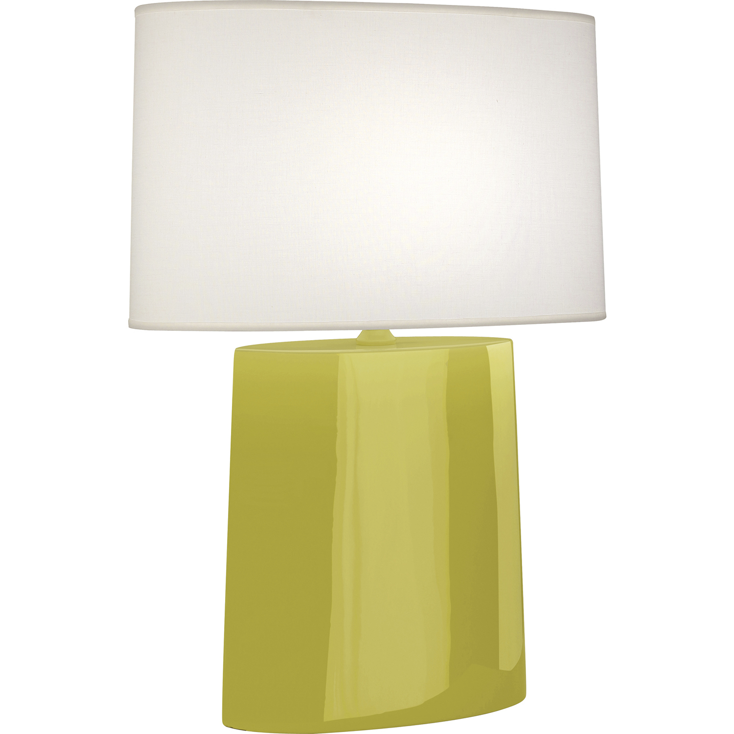 Victor 26.25 inch 100 watt Citron Table Lamp Portable Light