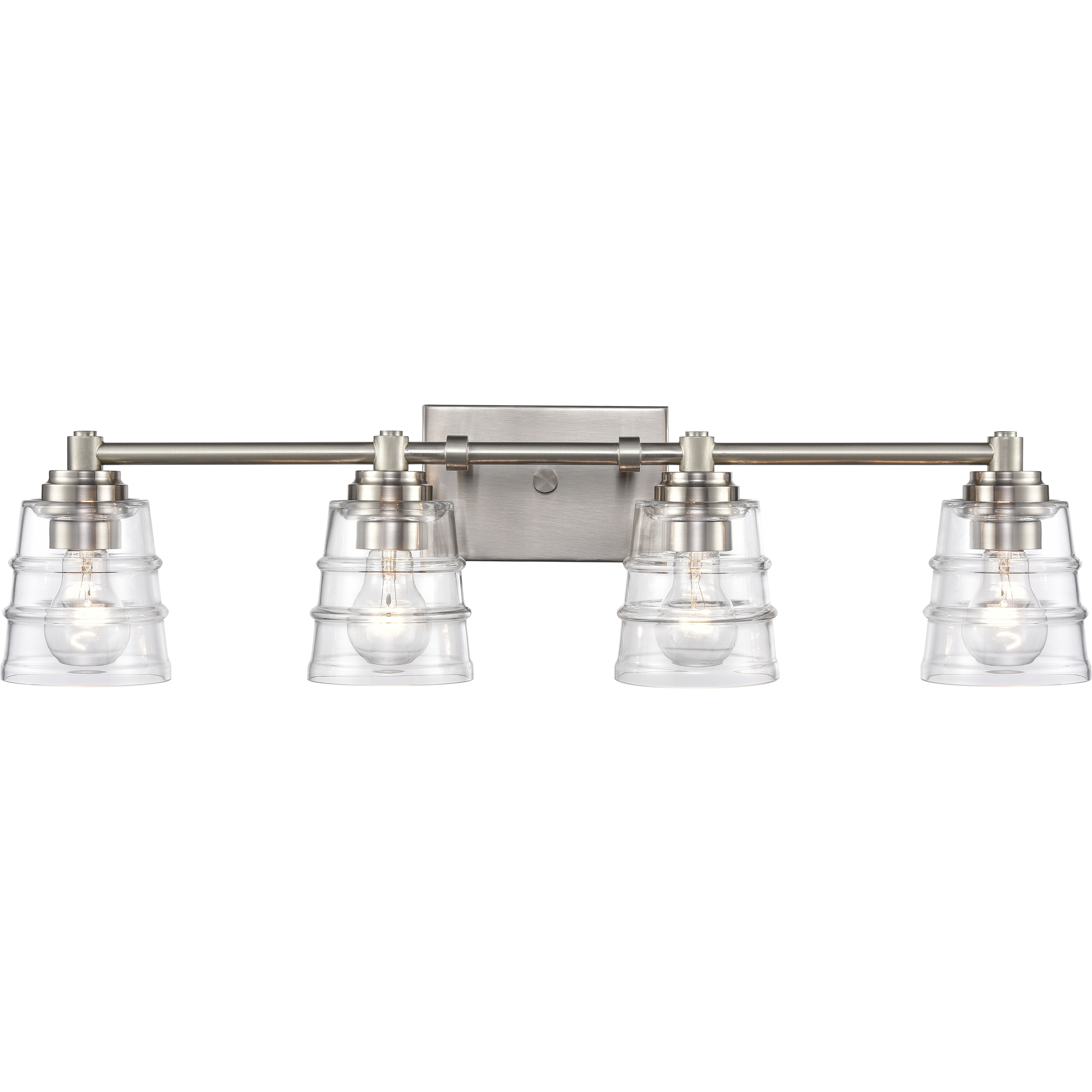 Pulsate Vanity Light Wall Light in Satin Nickel