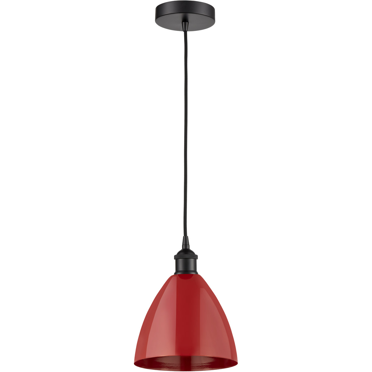 Edison Plymouth Dome 1 Light 8 inch Oil Rubbed Bronze Mini Pendant Ceiling Light