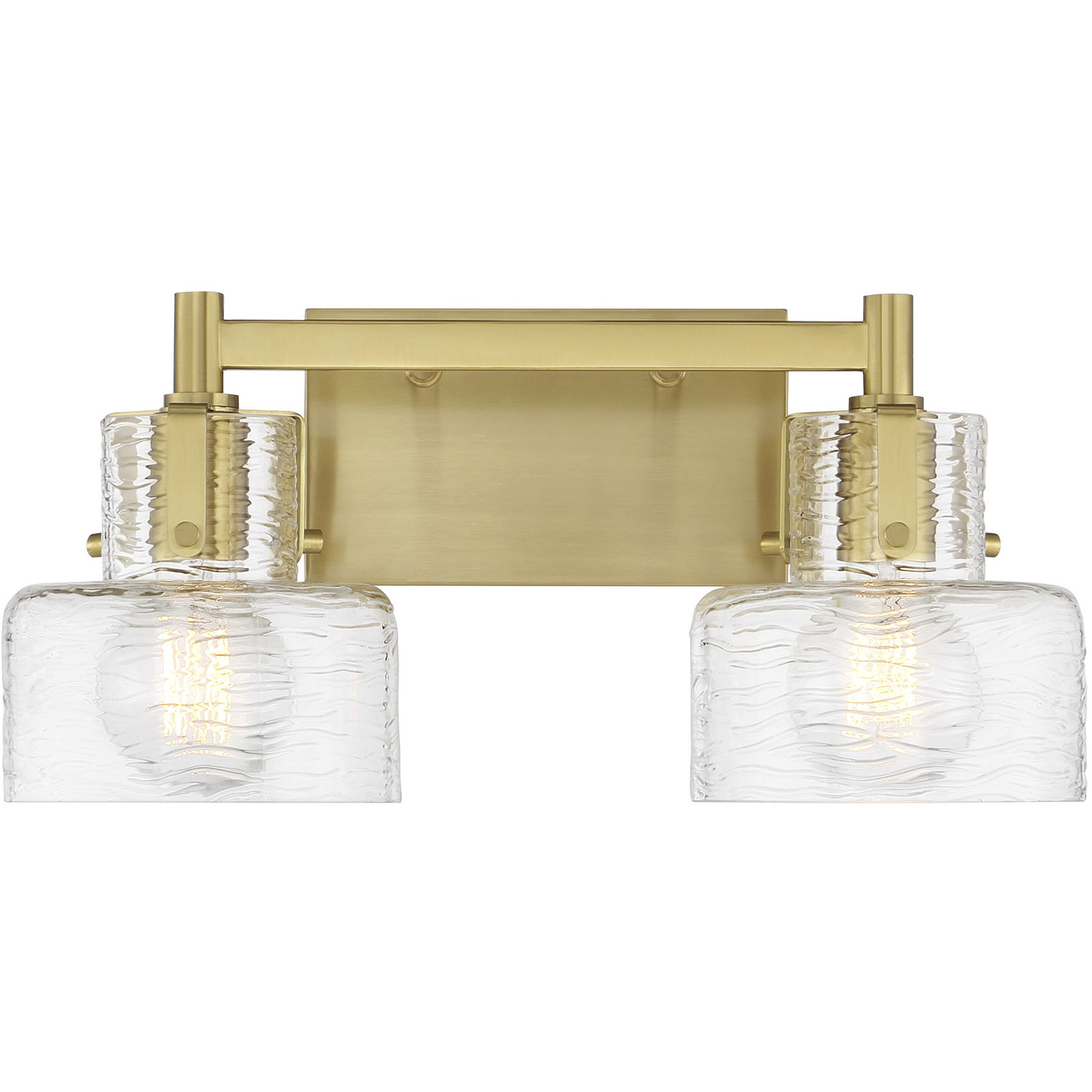 Dover 2 Light 17 inch Warm Brass Bathroom Vanity Light Wall Light