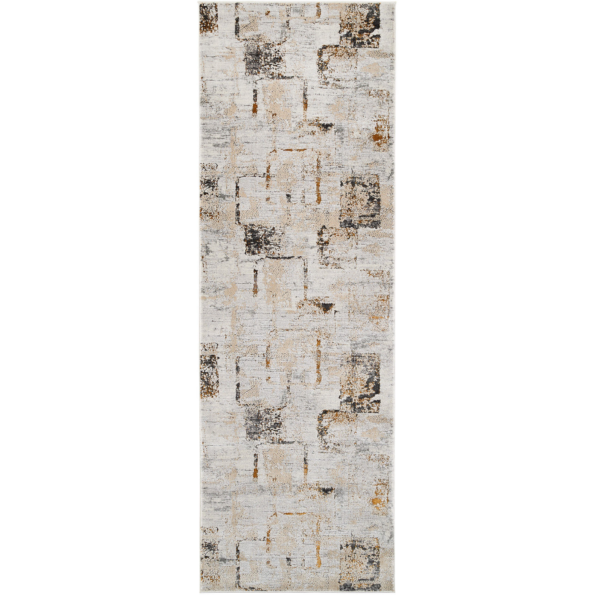 Hadim 94 X 32 inch Earth Tones Rug in 2 x 8
