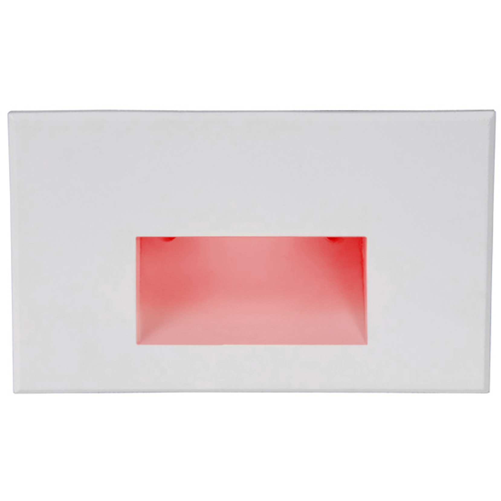 WAC 120V Step Light LED 1.5 inch White ADA Step and Wall Light in Red, WAC Lighting