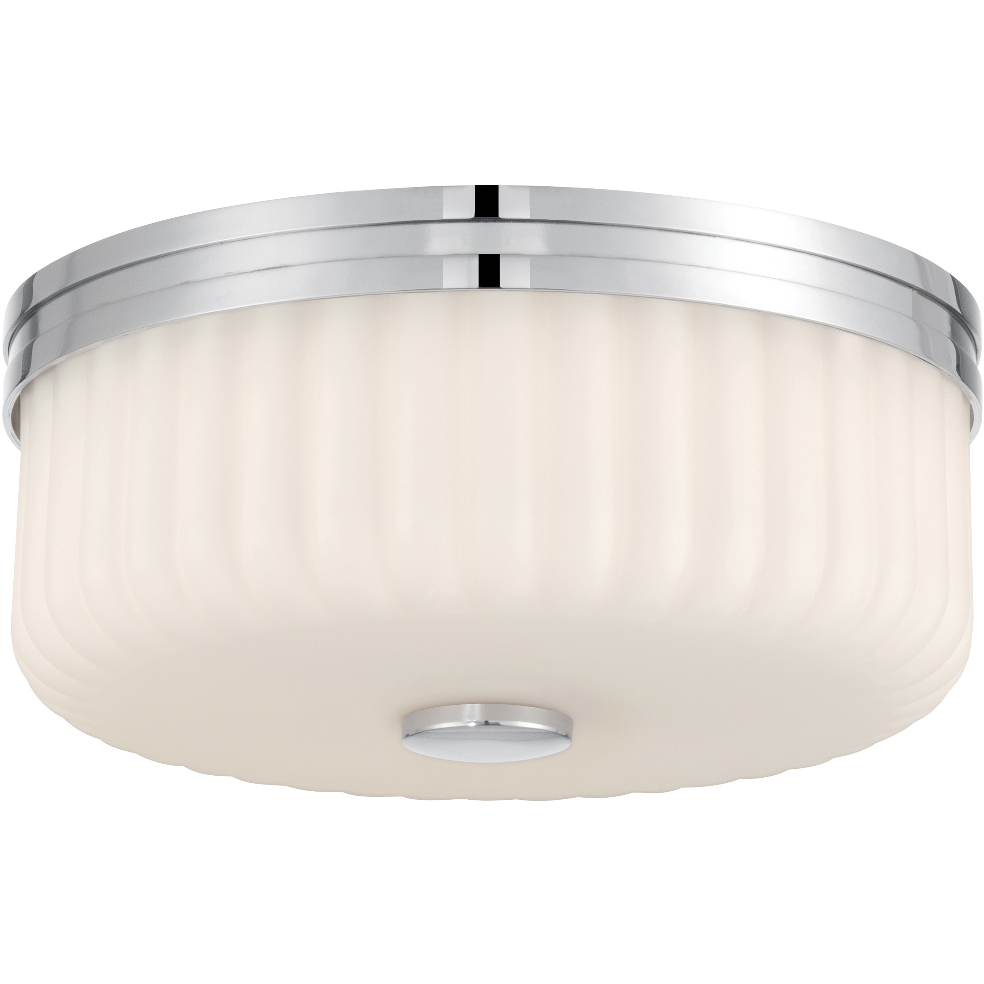 Daniella 11.25 inch Chrome Flush Mount Ceiling Light