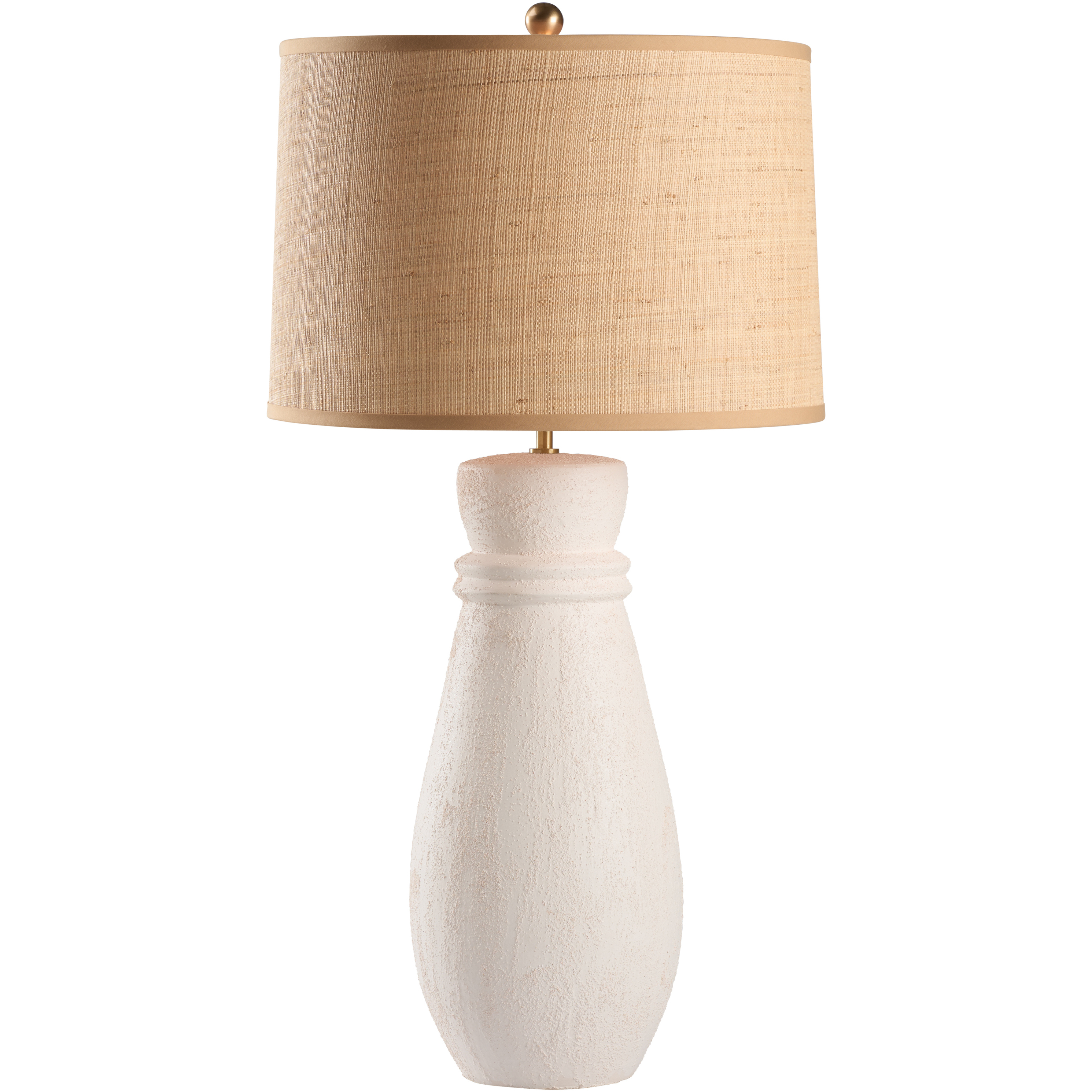 Agazio 20 inch 100.00 watt White/Cream Table Lamp Portable Light