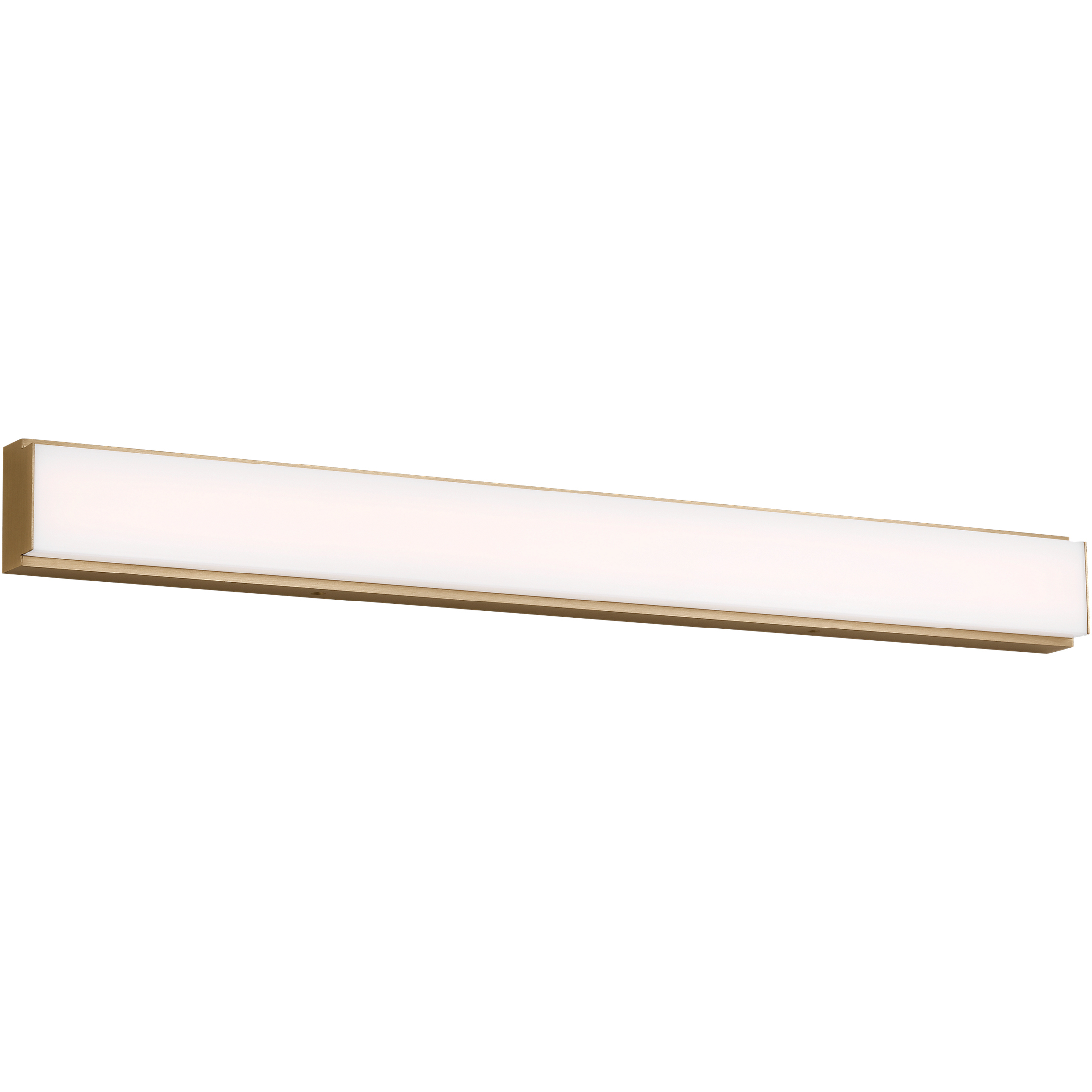 Panna LED 30 inch Satin Brass Vanity Light Wall Light