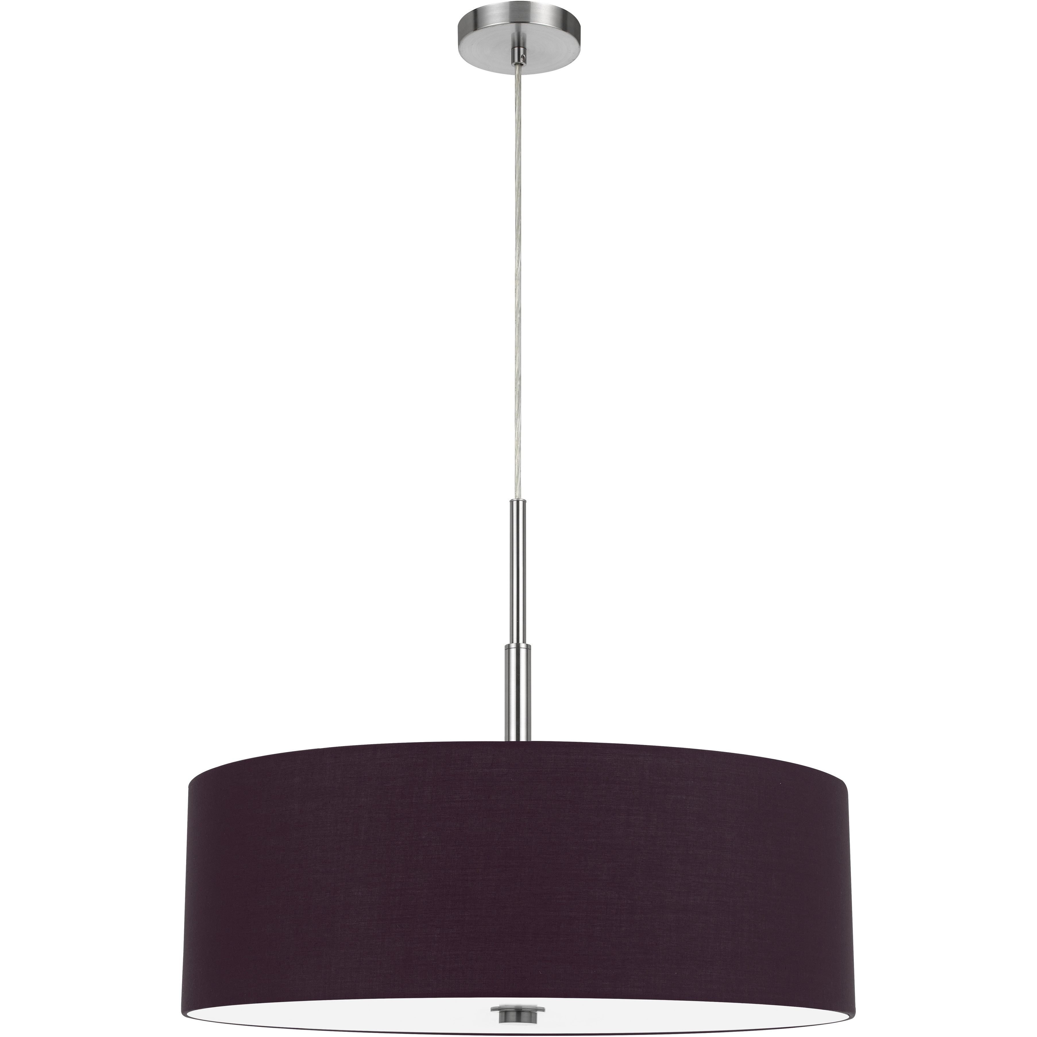 Lonoke Plum 24 inch Drum Pendant Shade